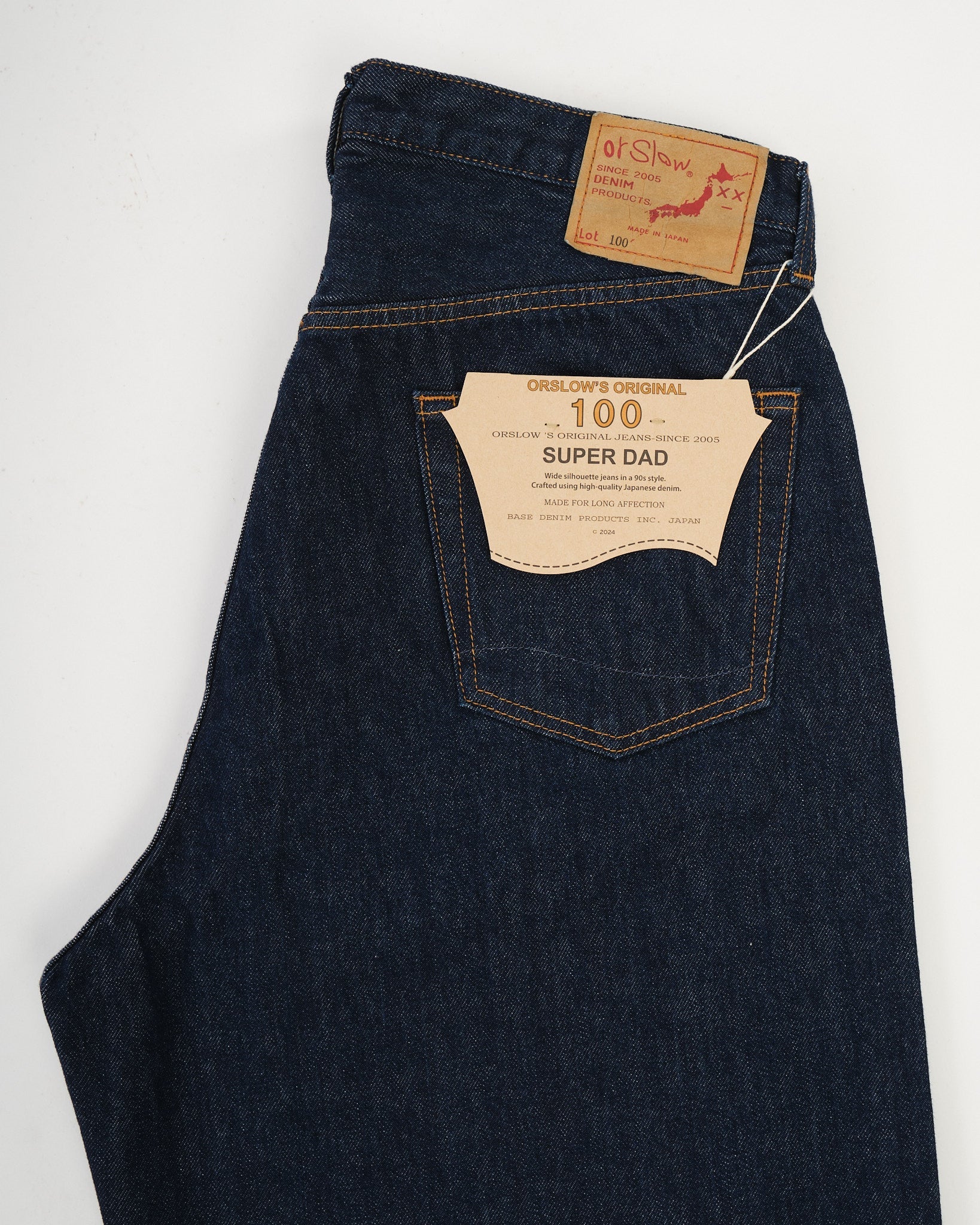 100 Super Dad's Denim Pants One Wash