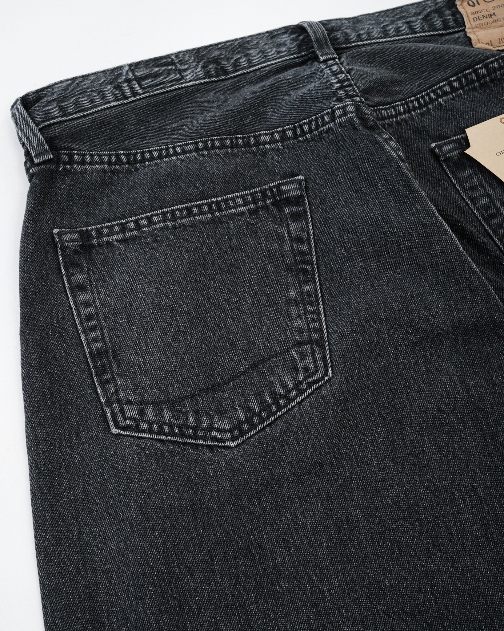 101 Dad's Fit Denim Pants Black Denim Stone