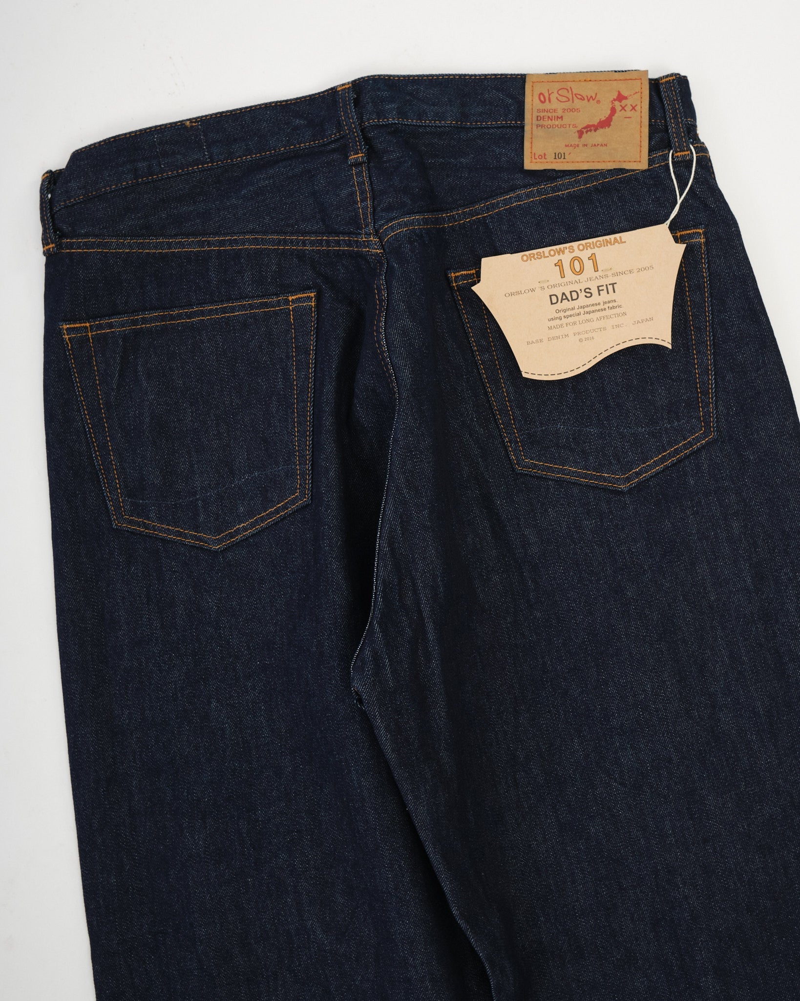 Bshop orSlow ｜ 101 DAD'S FIT DENIM PANTS 101 Dad's Fit Denim Pants – One Wash - Uncle Otis