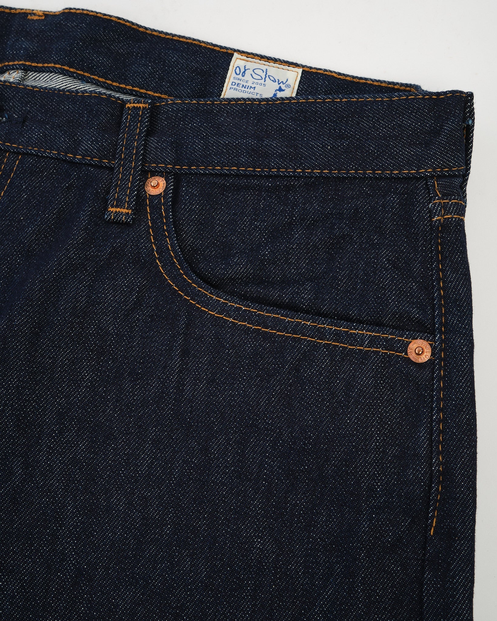 Bshop orSlow ｜ 101 DAD'S FIT DENIM PANTS 101 Dad's Fit Denim Pants One Wash by orSlow ▶️ Meadow Store