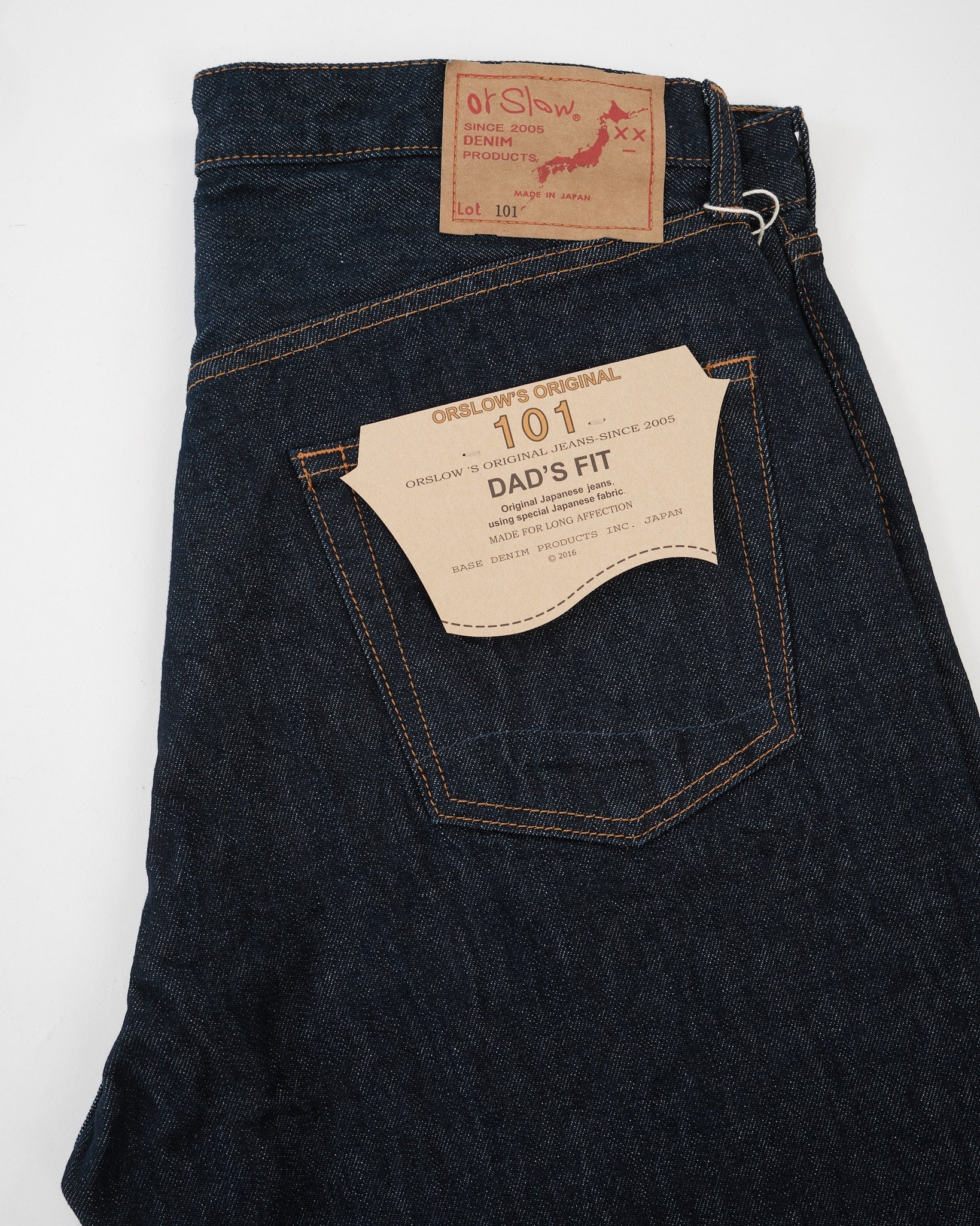 101 Dad's Fit Denim Pants One Wash