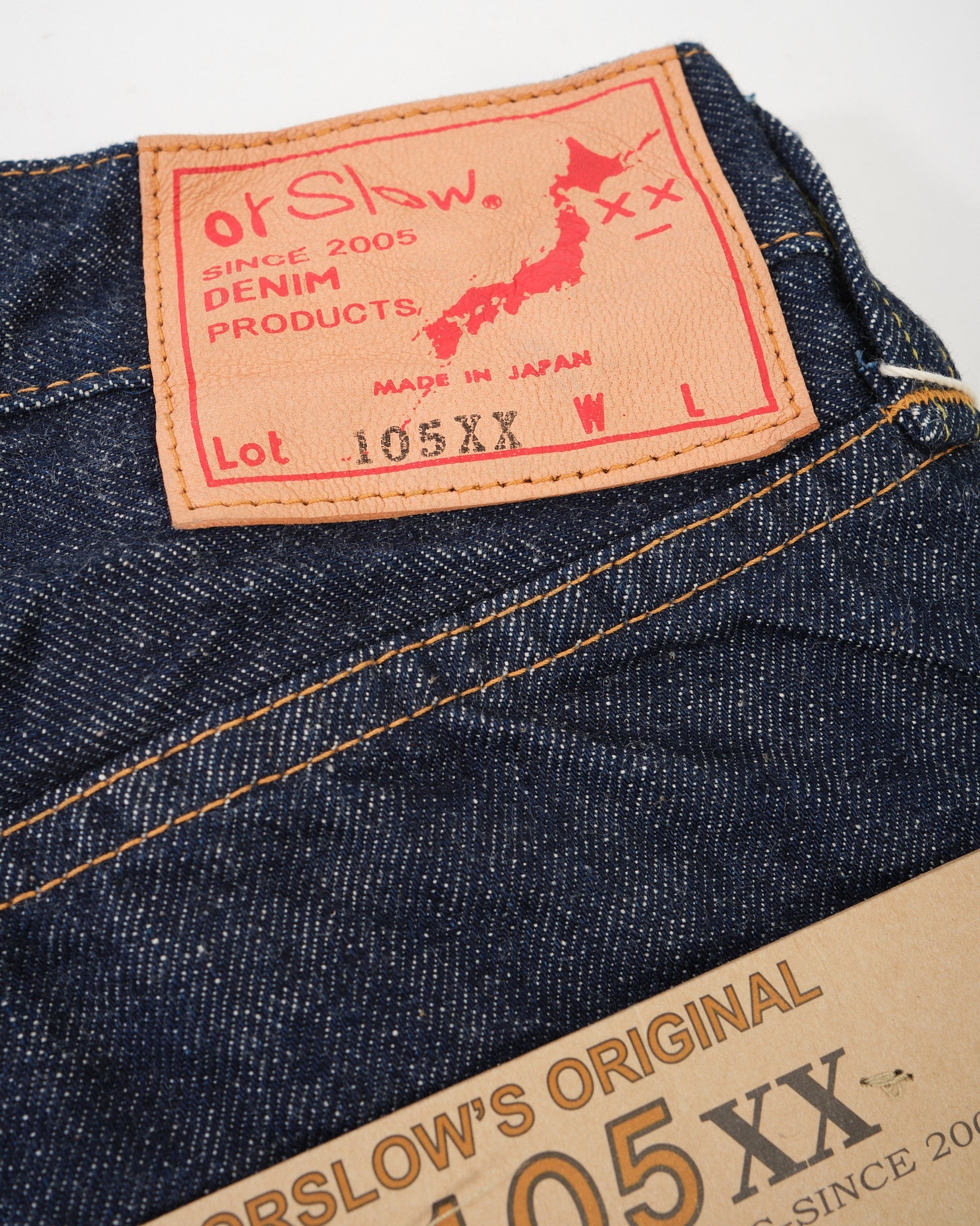 105XX The 1950's Selvedge Denim One Wash