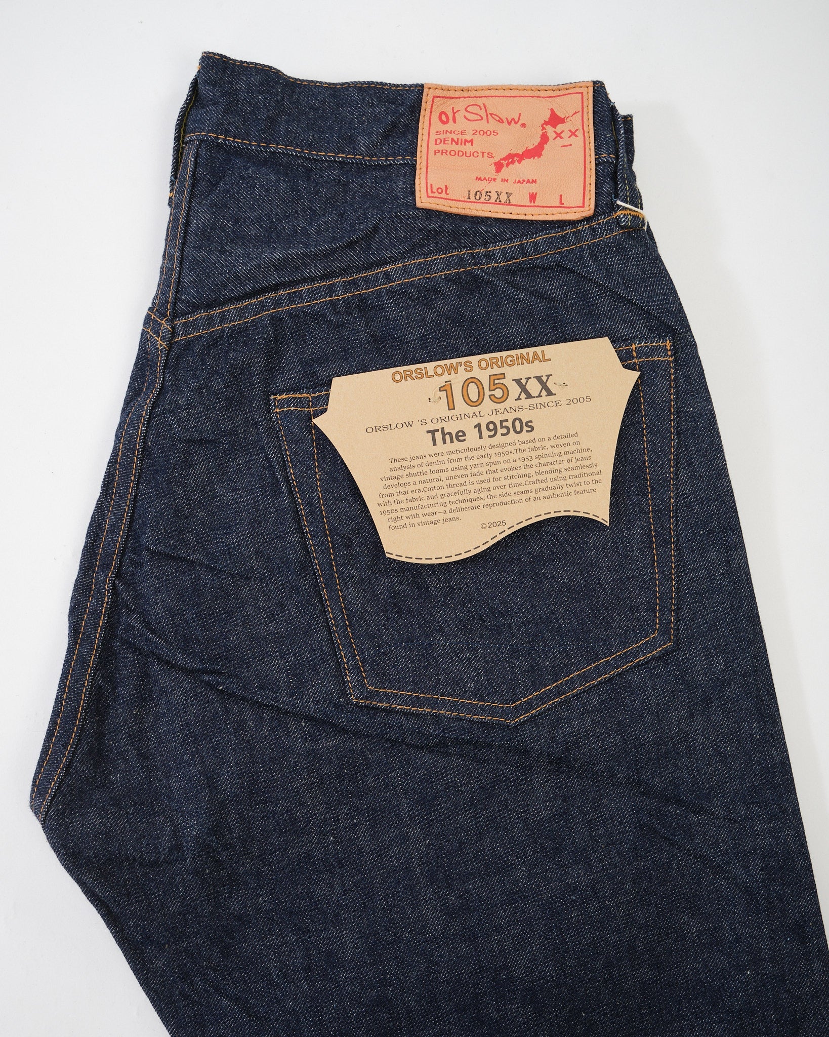 105XX The 1950's Selvedge Denim One Wash