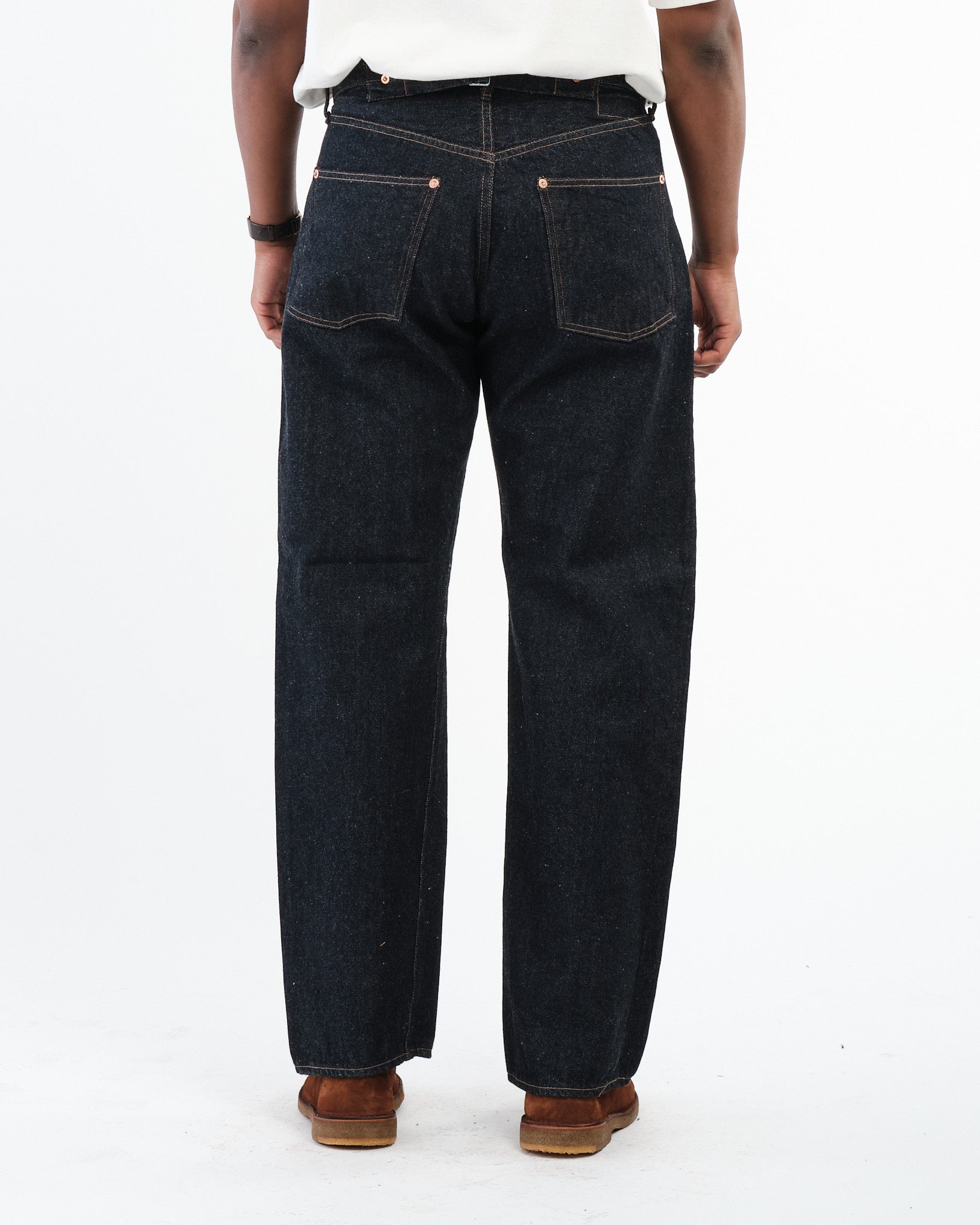 1930 Straight Denim Pants Indigo One Wash by Kaptain Sunshine - Meadow