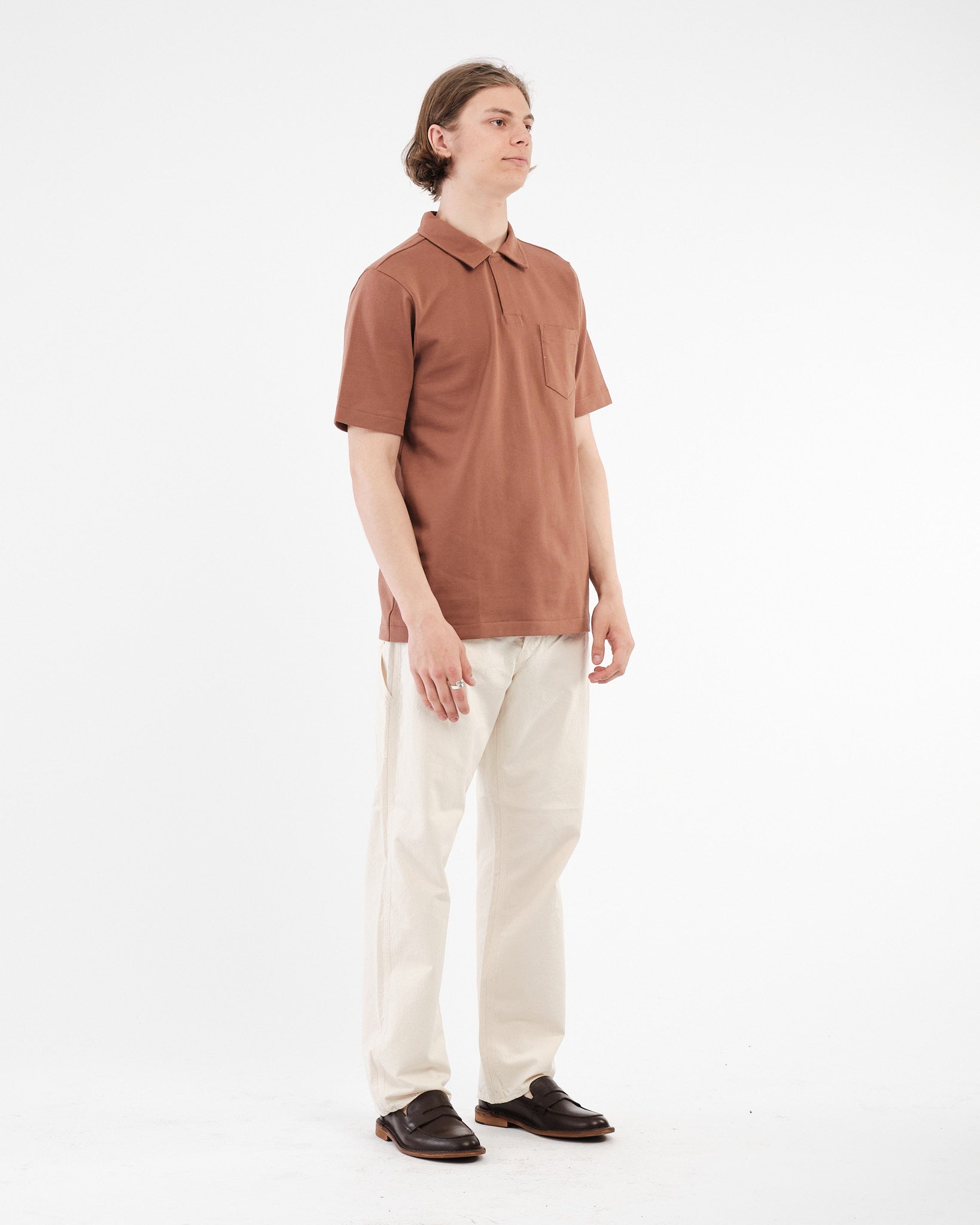 2PKPL Men's Polo Shirt With Pocket 12 Nut