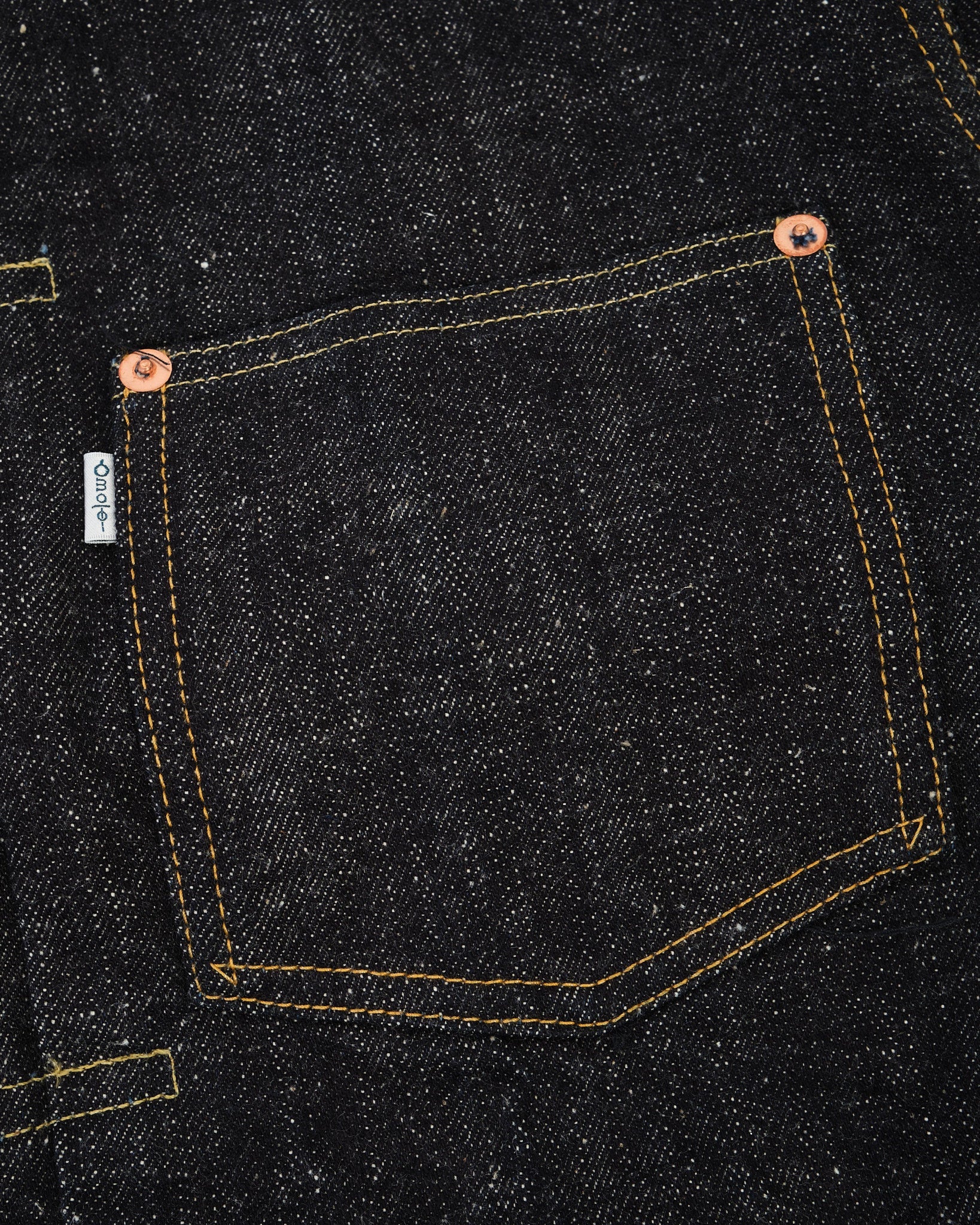 3111 15.5oz Type 1 Slub-Nep Denim Jacket by Omoto - Meadow
