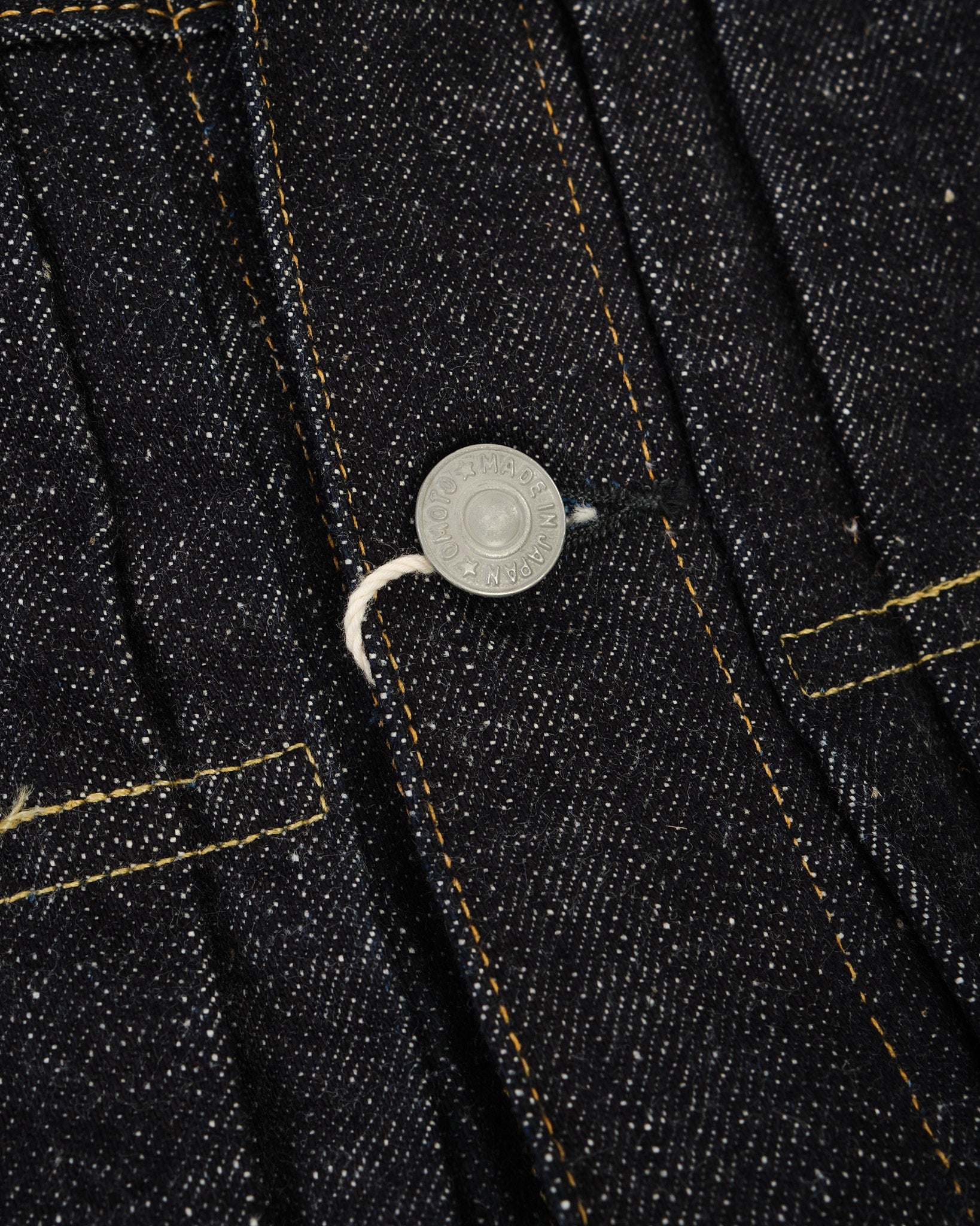 3111 15.5oz Type 1 Slub-Nep Denim Jacket by Omoto - Meadow