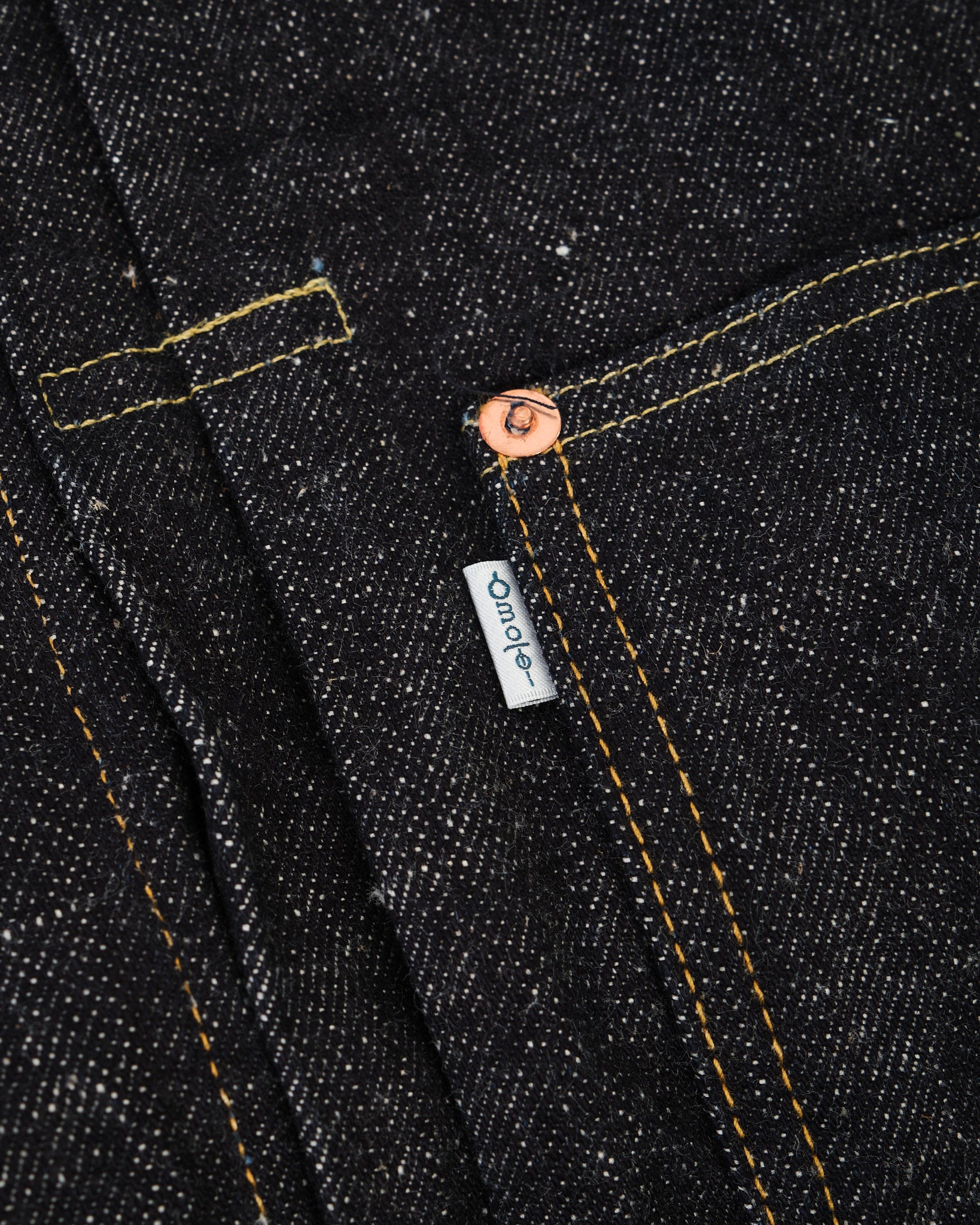 3111 15.5oz Type 1 Slub-Nep Denim Jacket by Omoto - Meadow