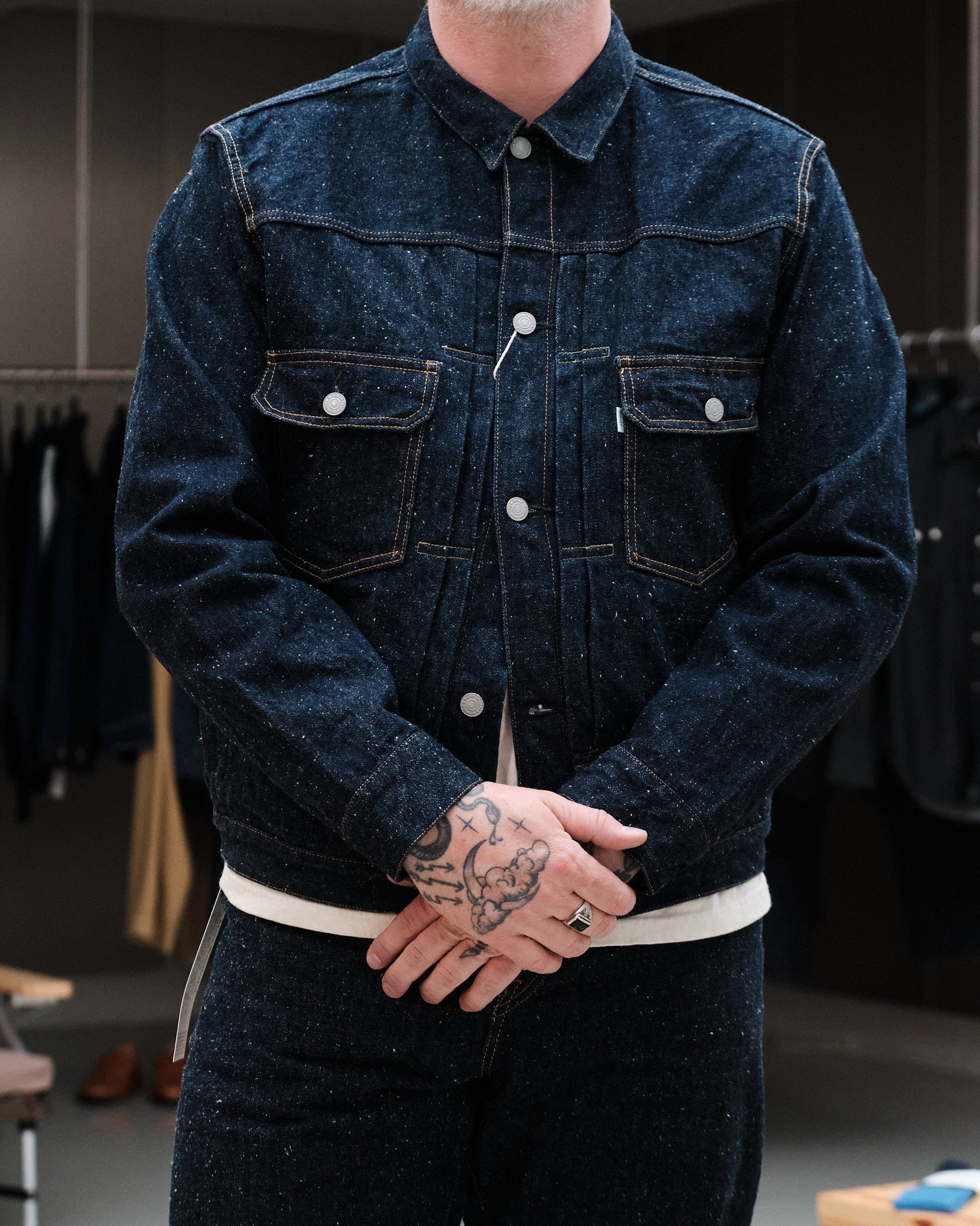 3212 16oz Nep 2nd Type Denim Jacket by Omoto - Meadow