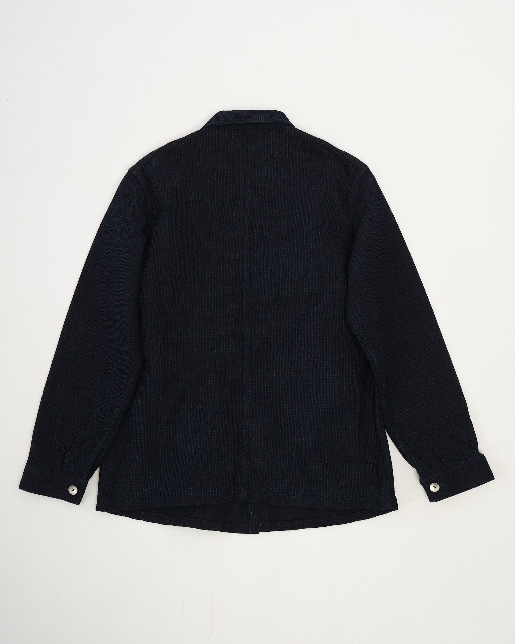 3720 12oz Cube Sashiko Chore Jacket by Omoto - Meadow