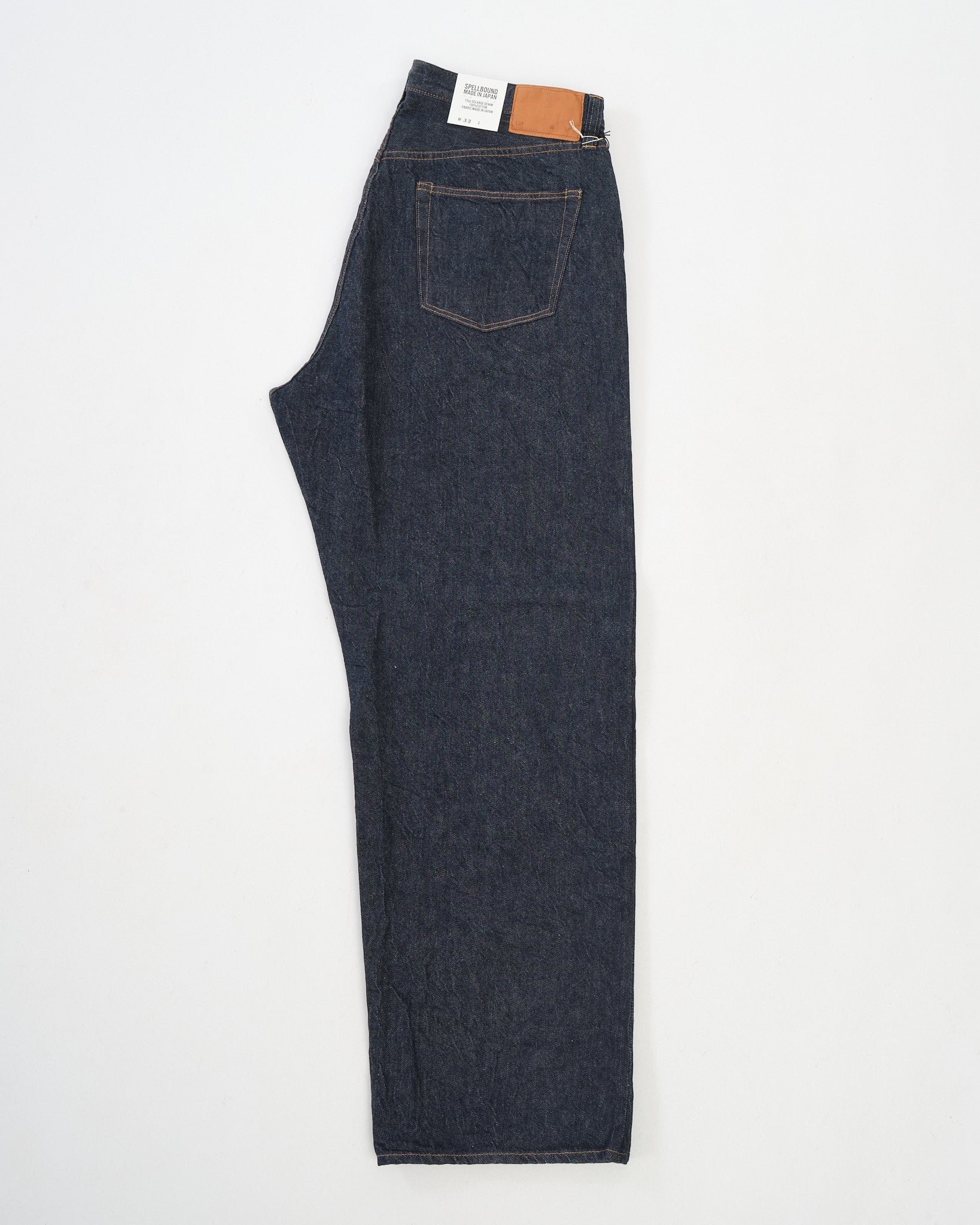 40-702C 5pocket Selvedge Wide Tapered Jeans by Spellbound - Meadow