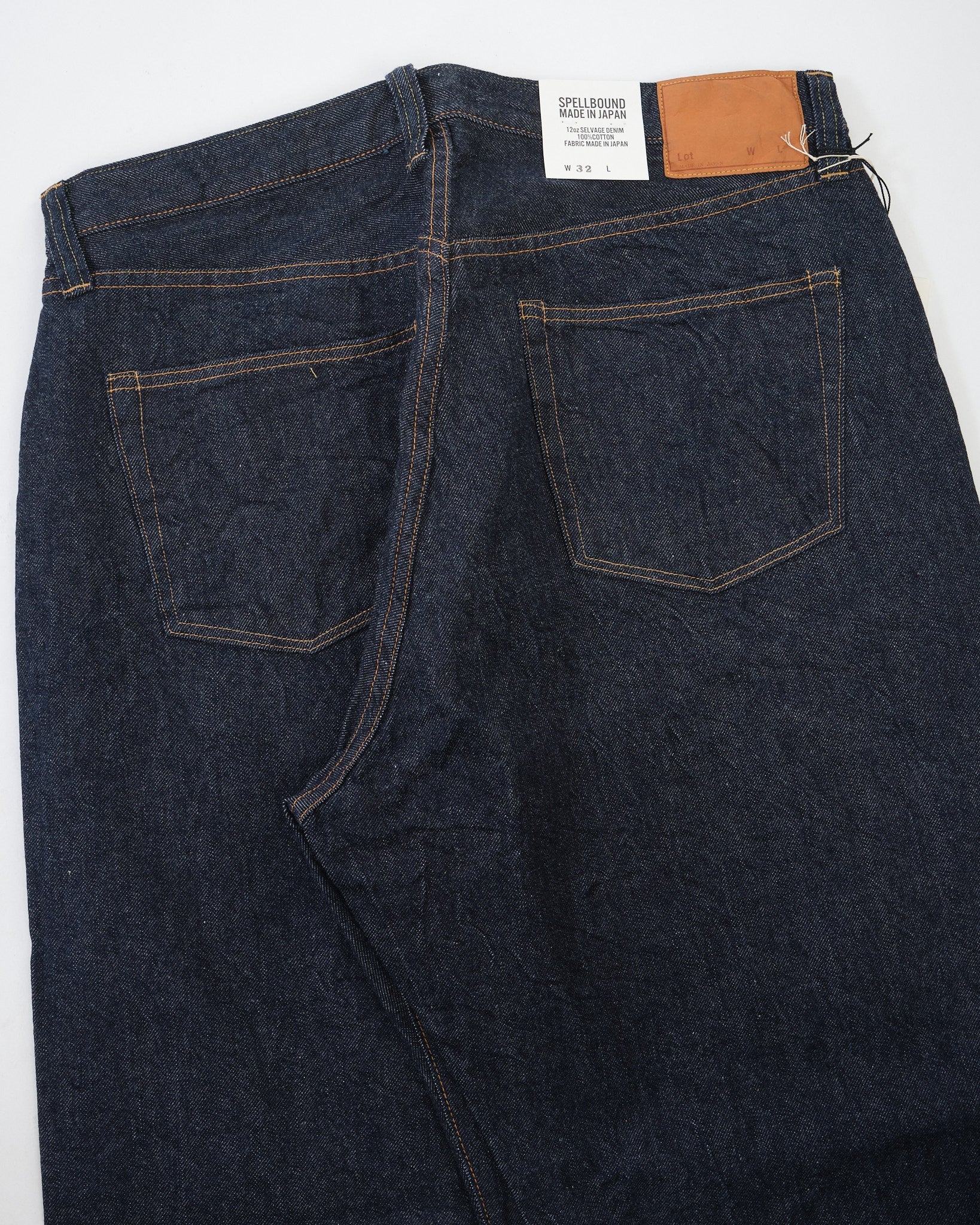 40-702C 5pocket Selvedge Wide Tapered Jeans by Spellbound - Meadow