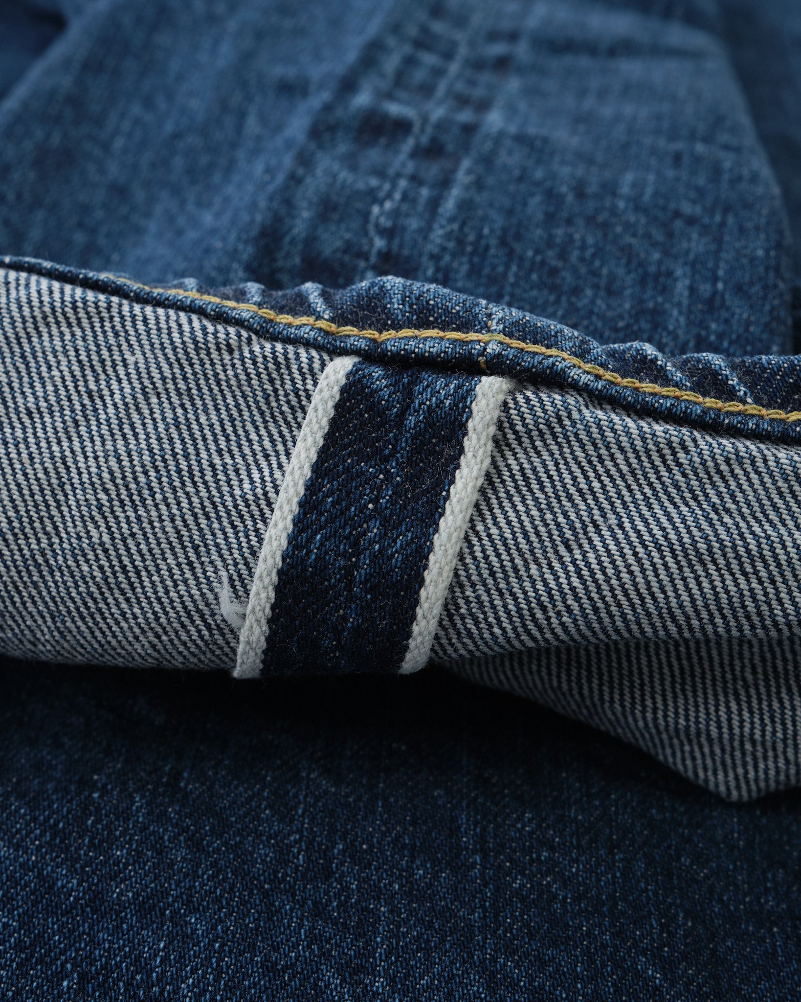 40-703C-F 5pocket Selvedge Wide Tapered Jeans by Spellbound - Meadow