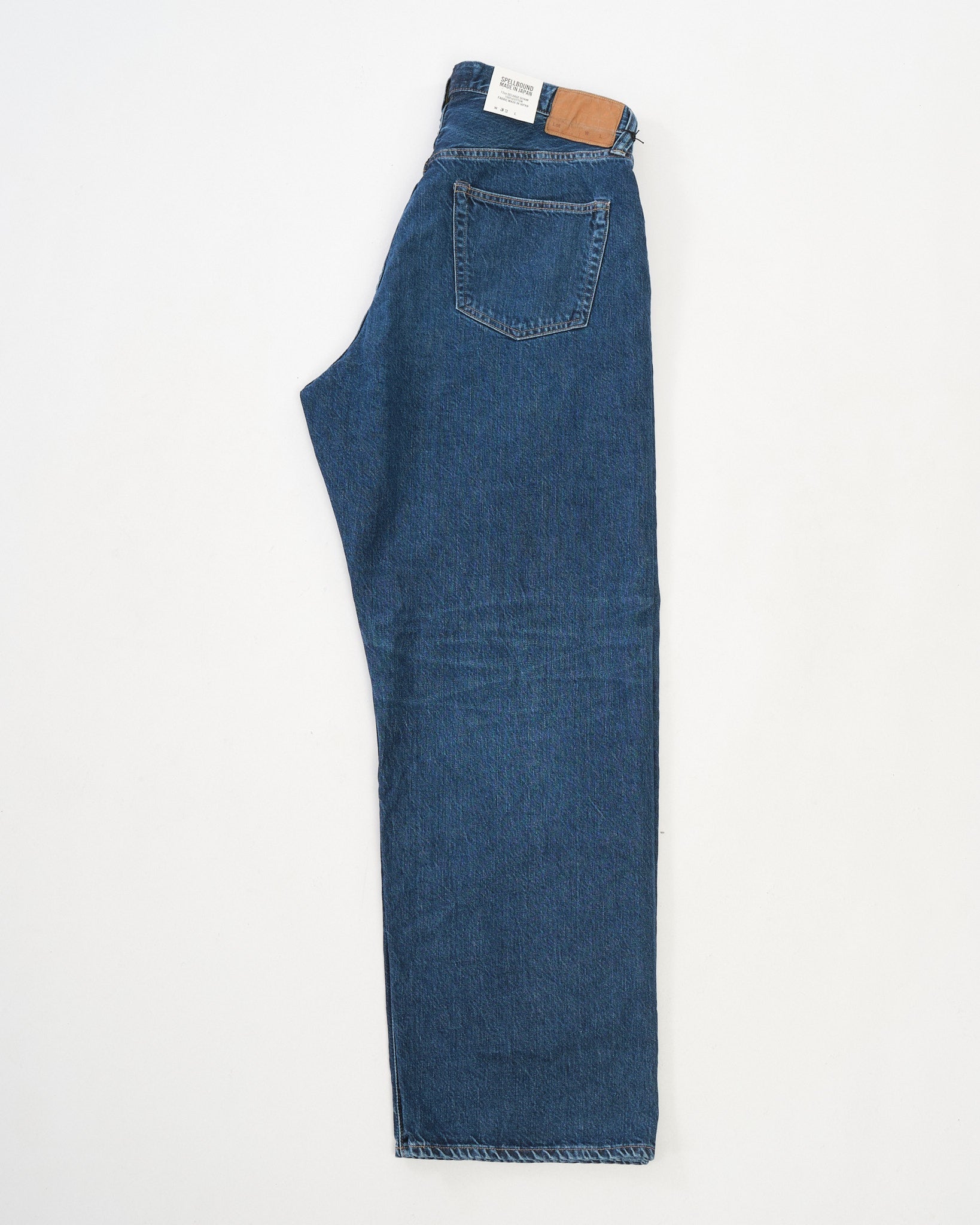 40-703C-F 5pocket Selvedge Wide Tapered Jeans by Spellbound - Meadow