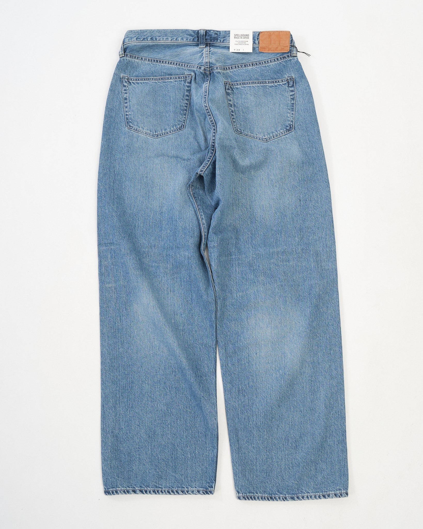 40-703C-U 5pocket Selvedge Wide Tapered Jeans by Spellbound - Meadow