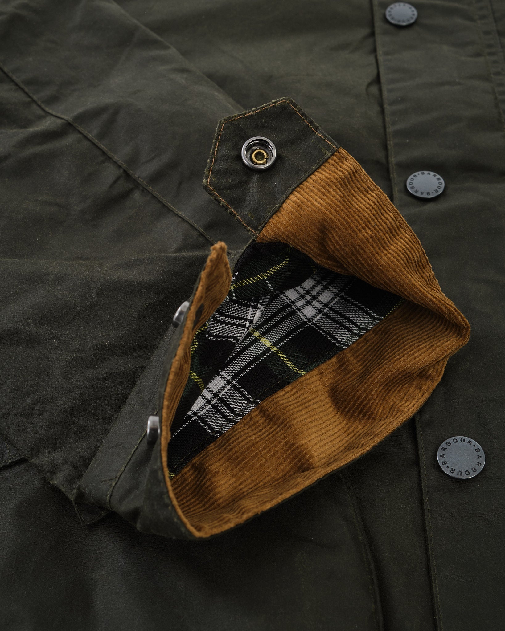 Barbour Modified Endurance Wax Jacket Olive by Barbour - Meadow