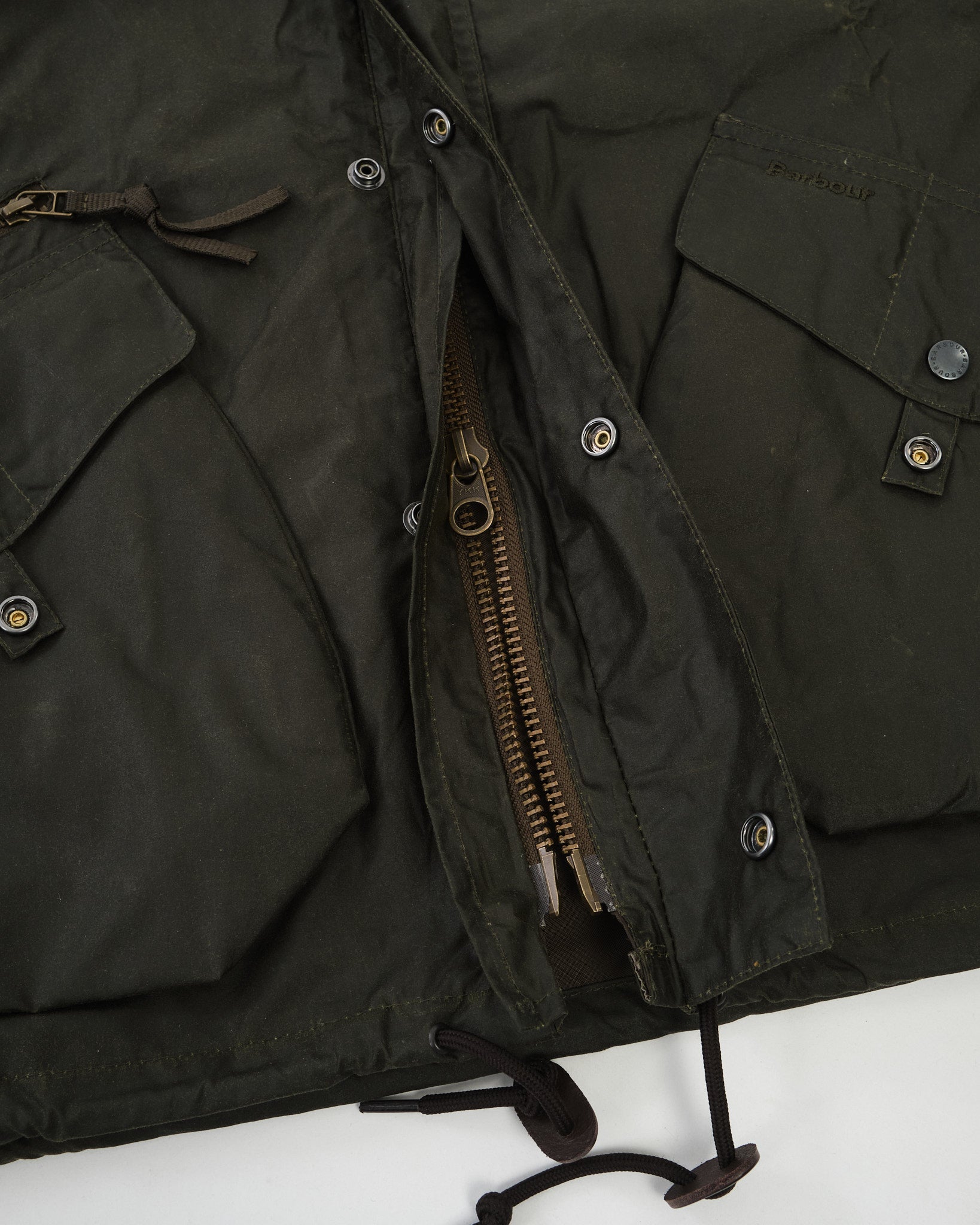 Barbour Modified Endurance Wax Jacket Olive by Barbour - Meadow