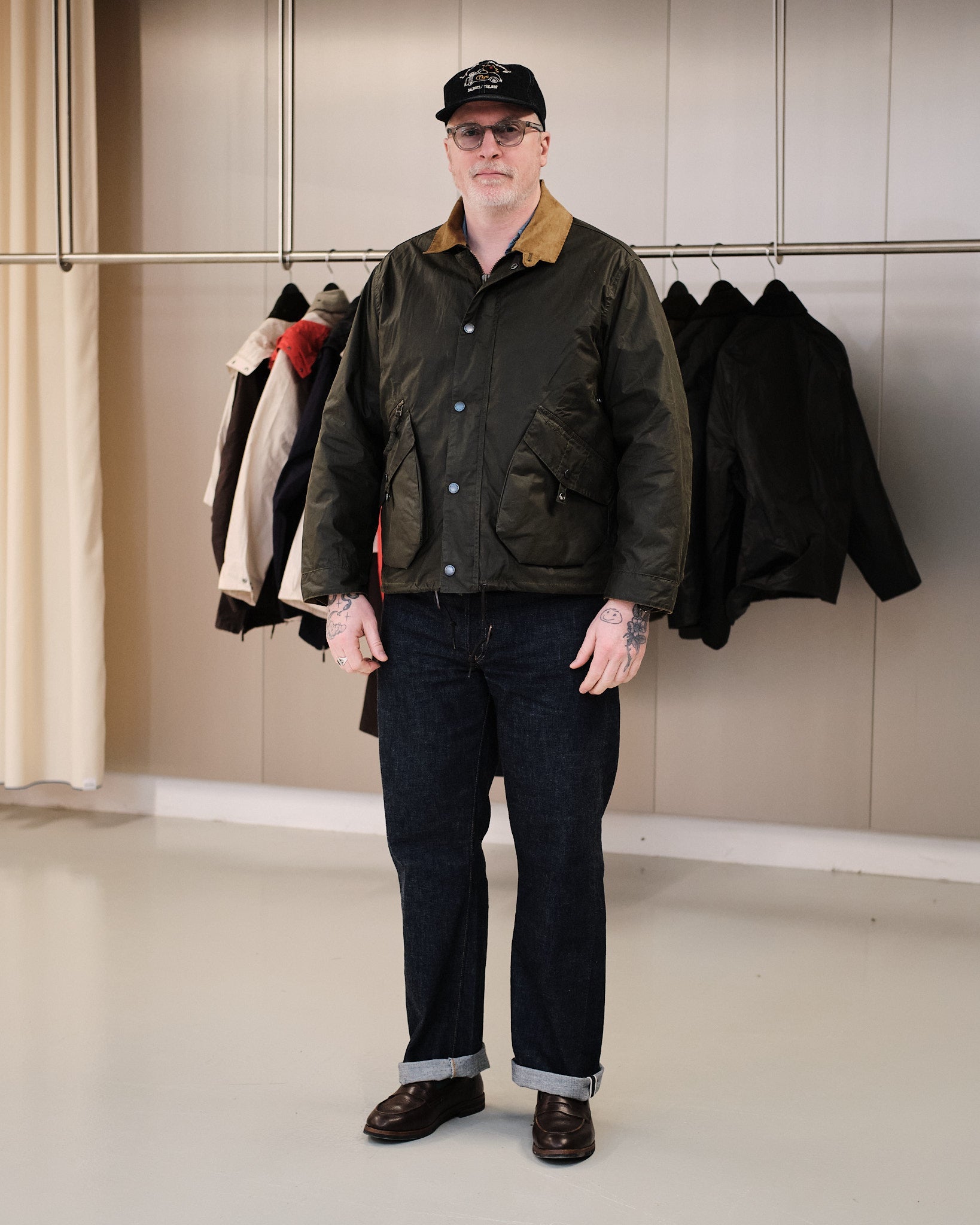 Barbour Modified Endurance Wax Jacket Olive by Barbour - Meadow