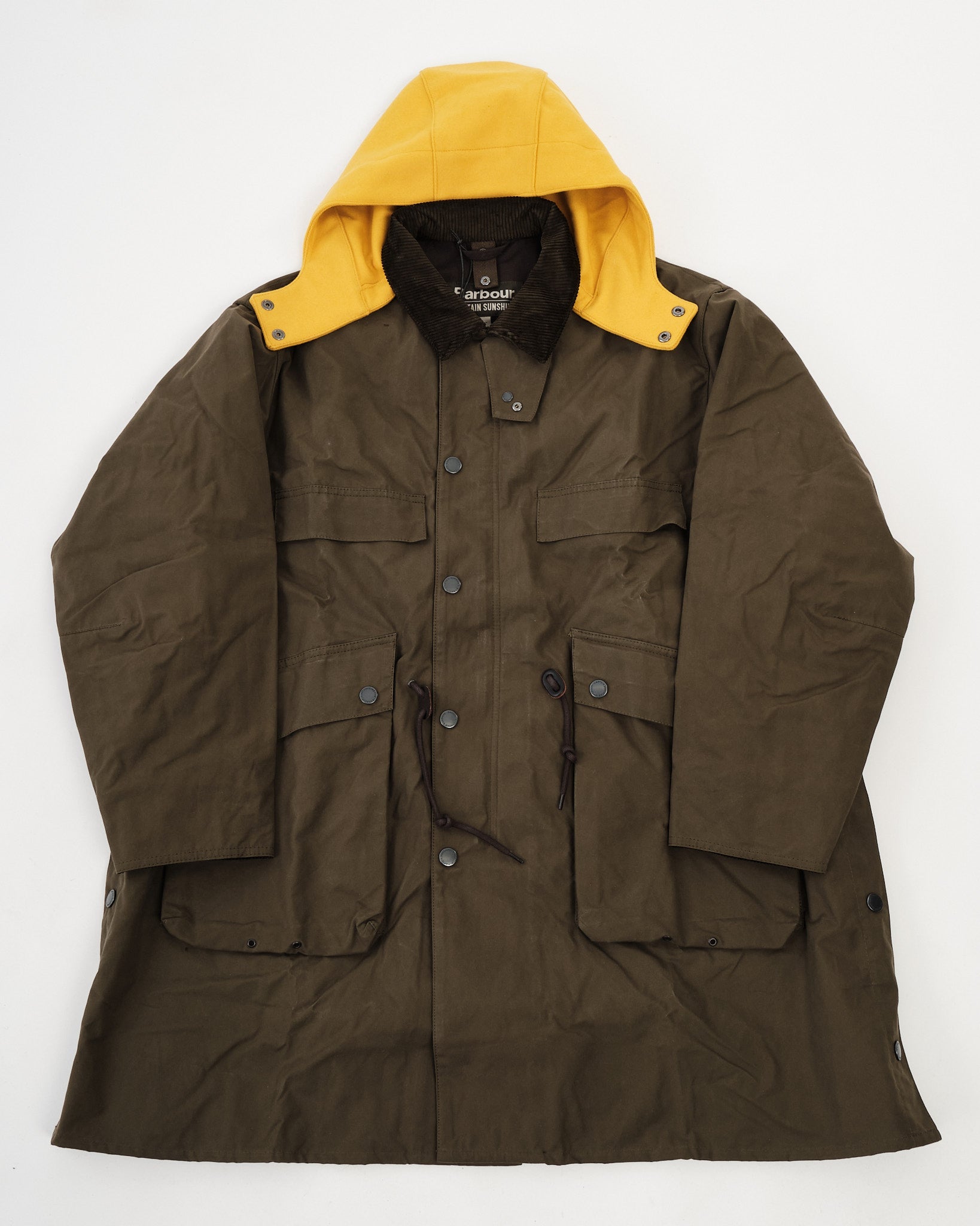 Barbour x Kaptain Sunshine Bedale Casual Field Coat Khaki Brown by