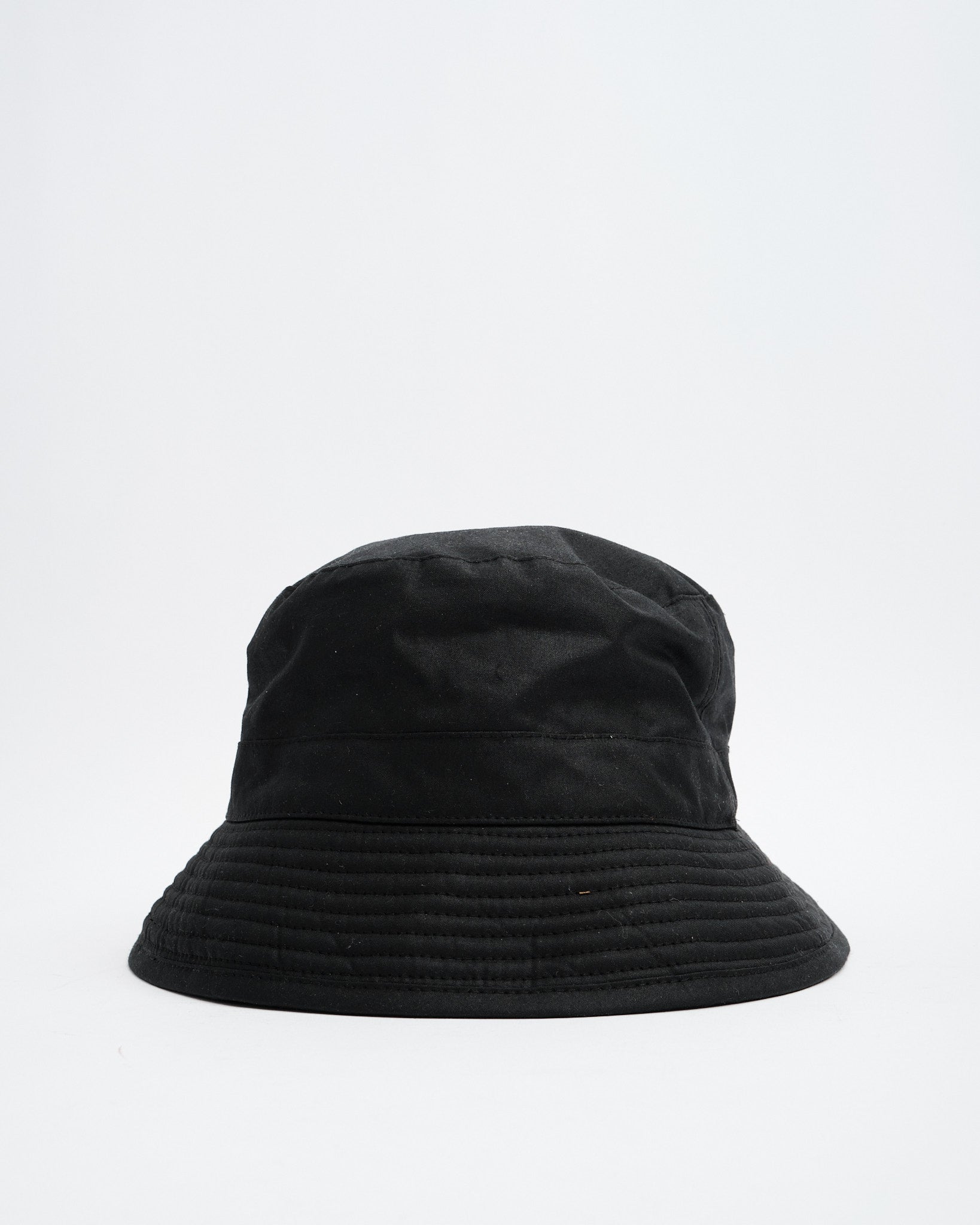 Barbour X Kaptain Sunshine Caped Bucket Hat Black by Barbour - Meadow