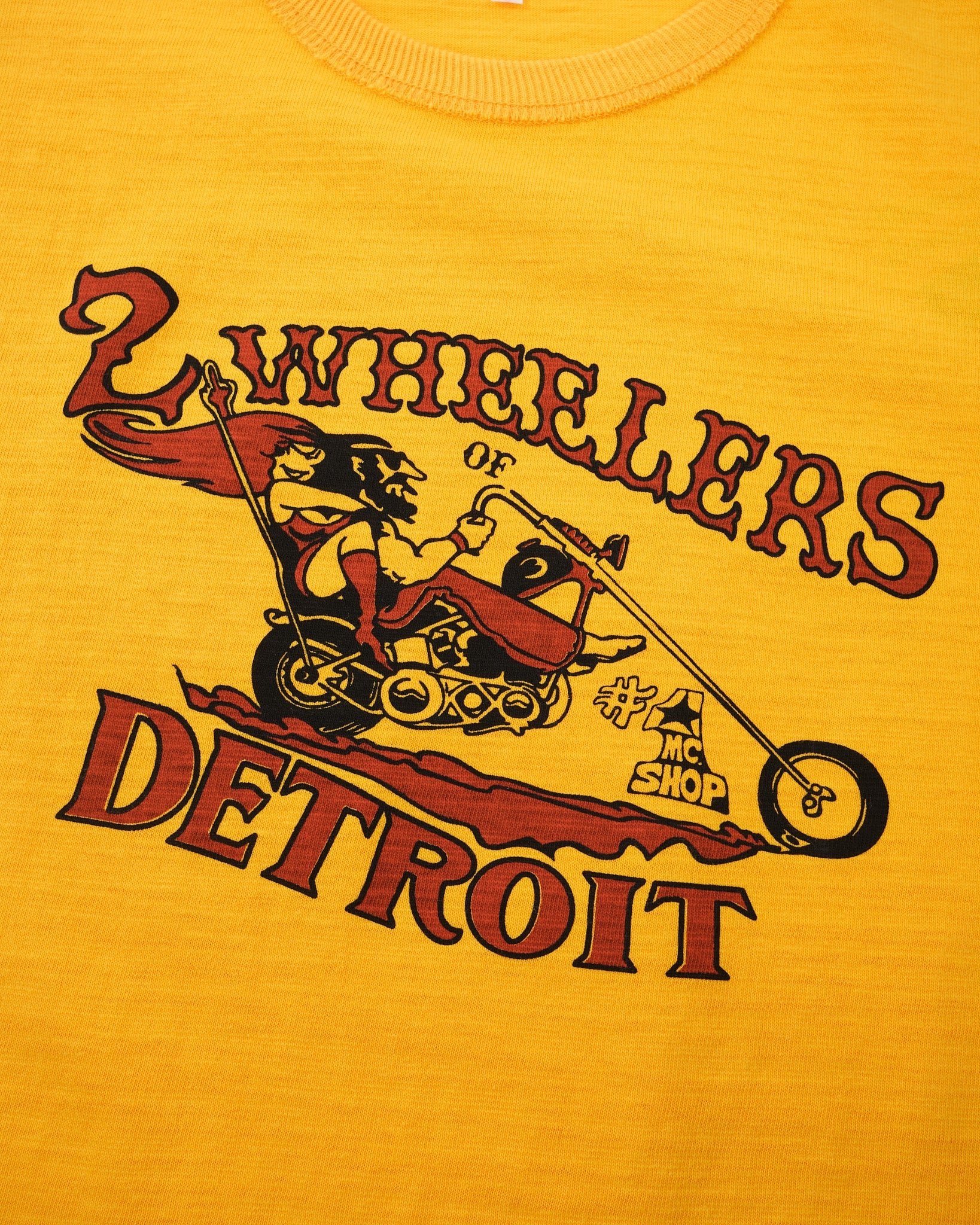 THE REAL MCCOYS | BC26009 ATHLETIC T-SHIRT / 2-WHEELERS OF DETROIT