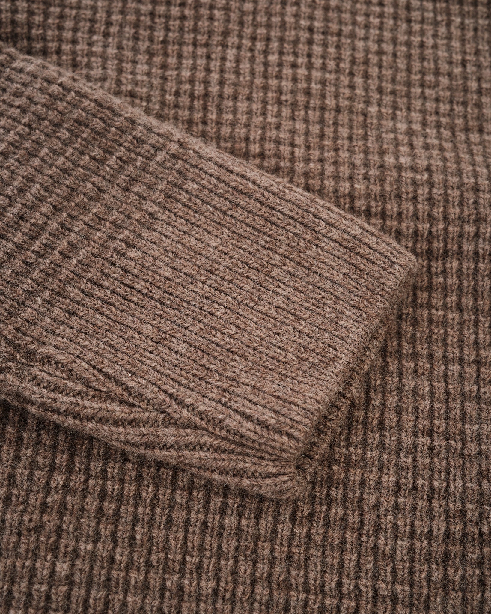 BLADE02.06 Waffle Structured Pullover Grain by Merz B Schwanen