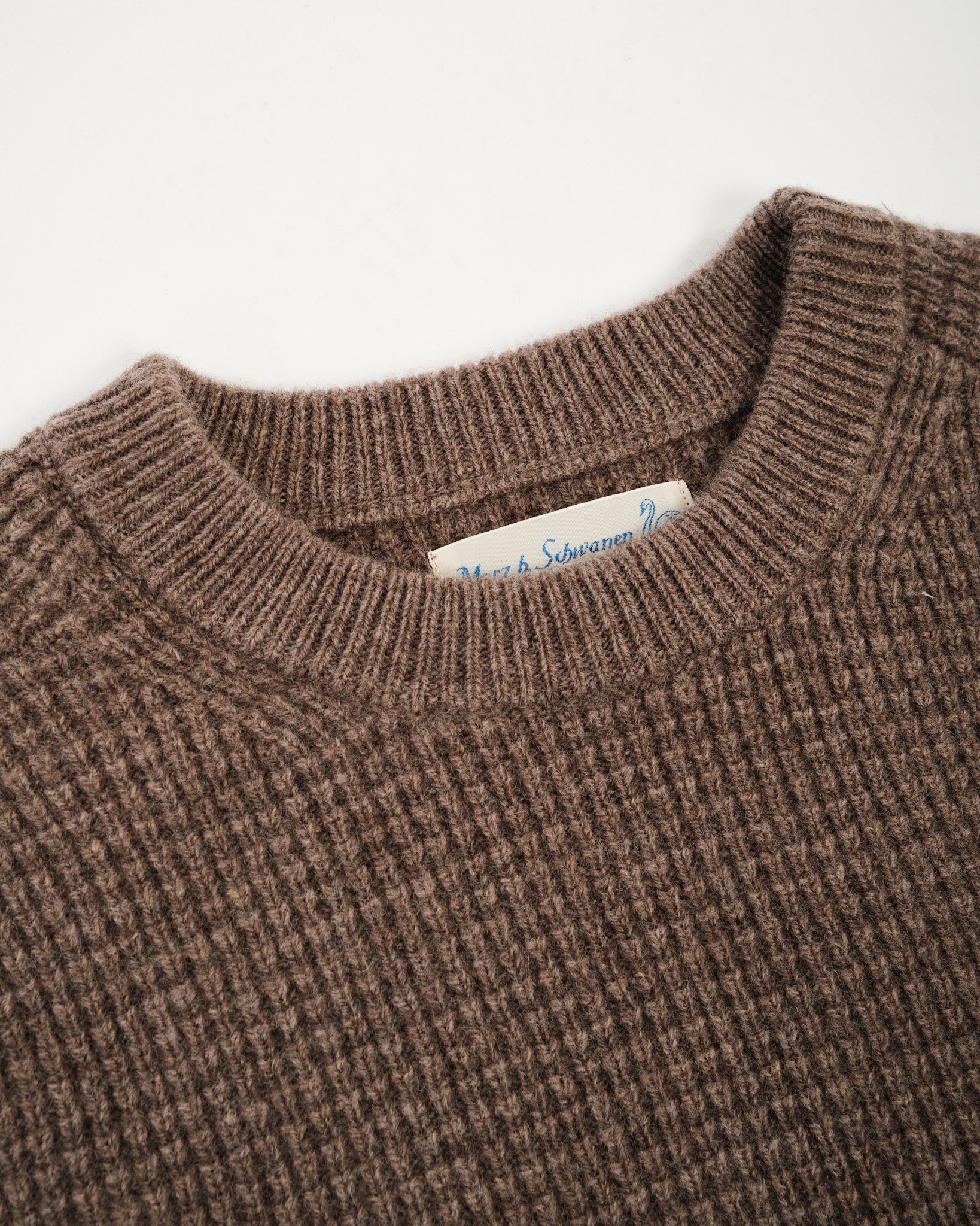 BLADE02.06 Waffle Structured Pullover Grain by Merz B Schwanen