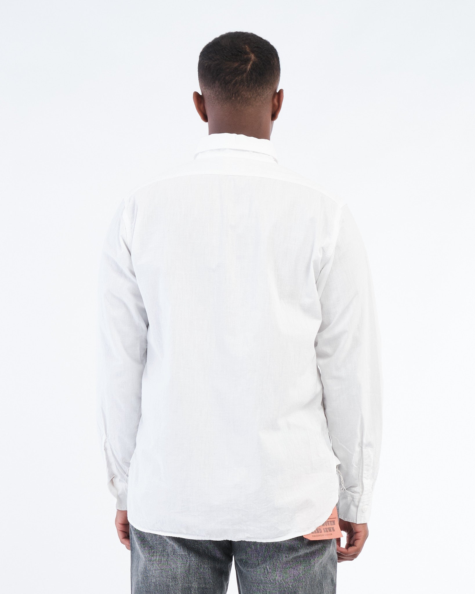 ORSLOW | Chambray Work Shirt White | MEADOW