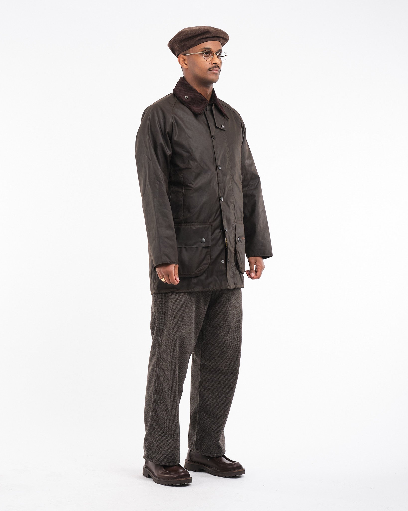 Barbour　× FRAMeWORK　OVERSIZED BEAUFORT Men's Barbour Classic Beaufort Wax Jacket – Jesse Brown's