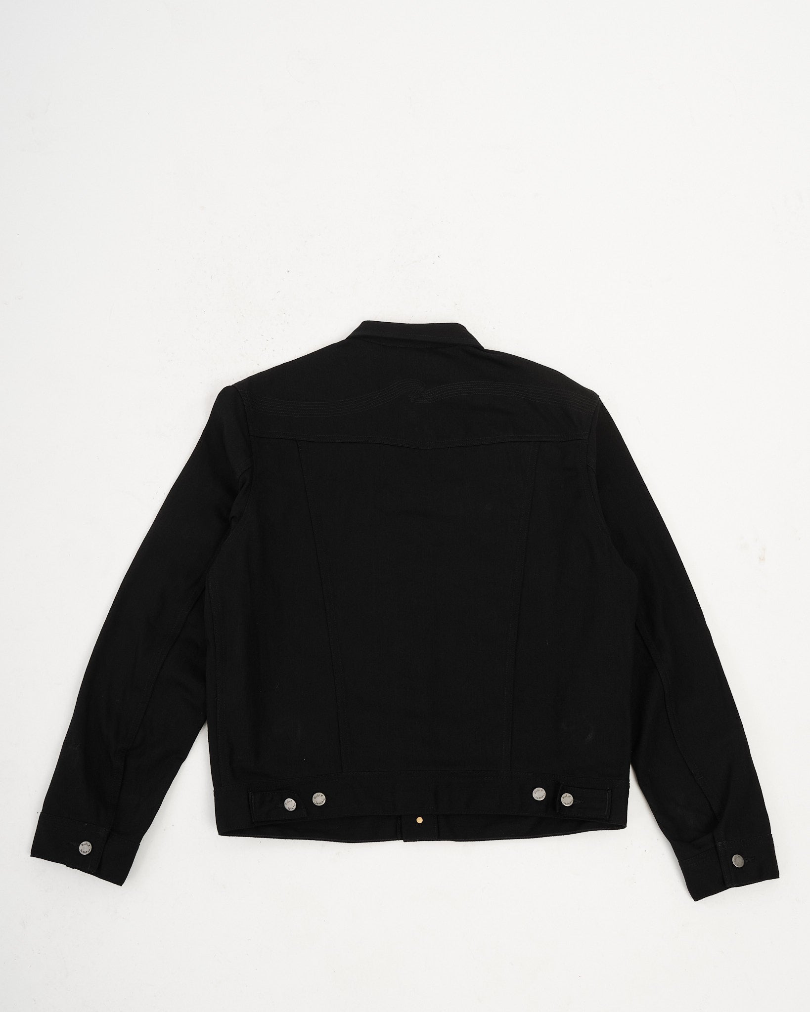 Conny Denim Jacket Dry Black Tar by Nudie Jeans Co - Meadow