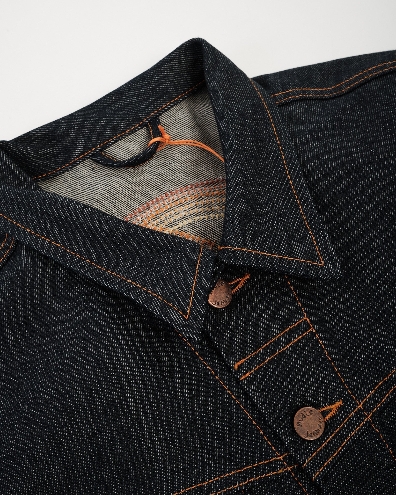 Conny Denim Jacket Sunburns Blue by Nudie Jeans Co - Meadow