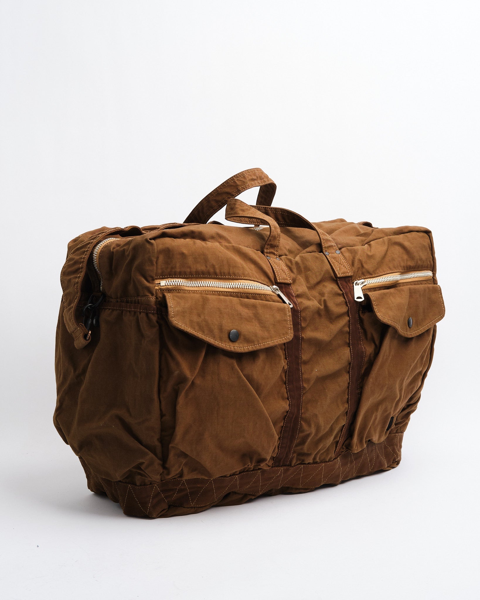 Crag 2-Way Boston Bag (L) Coyote by Porter by Yoshida - Meadow