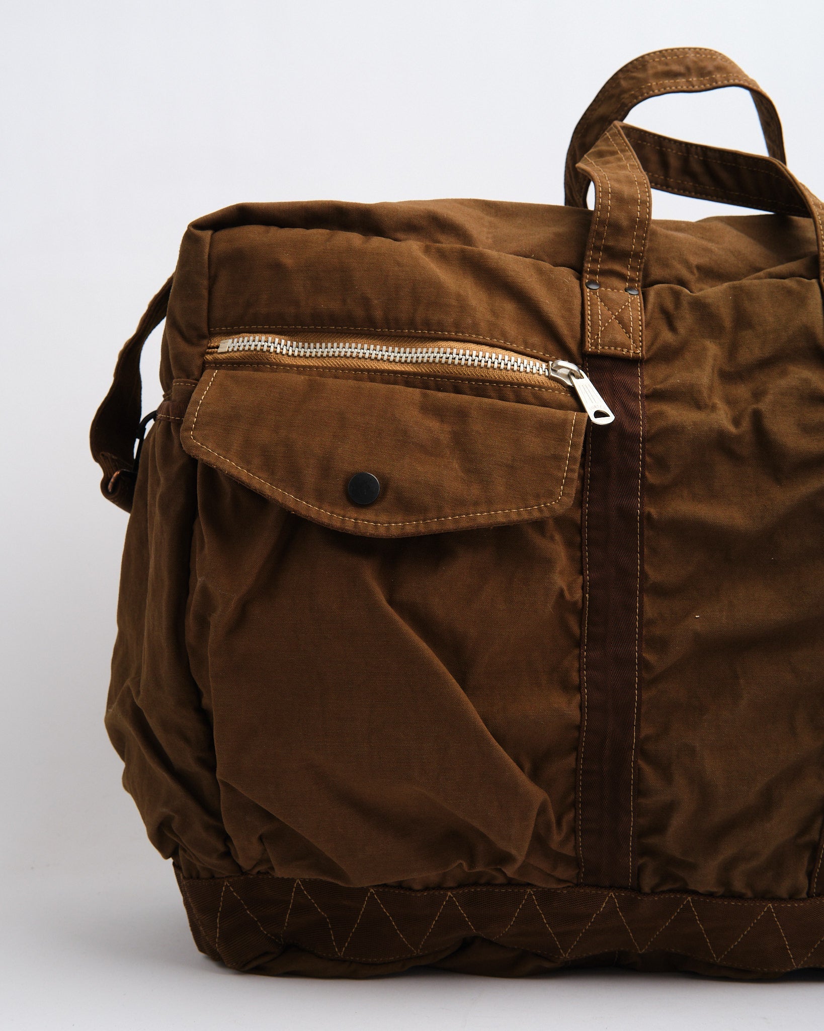 Crag 2-Way Boston Bag (L) Coyote by Porter by Yoshida - Meadow