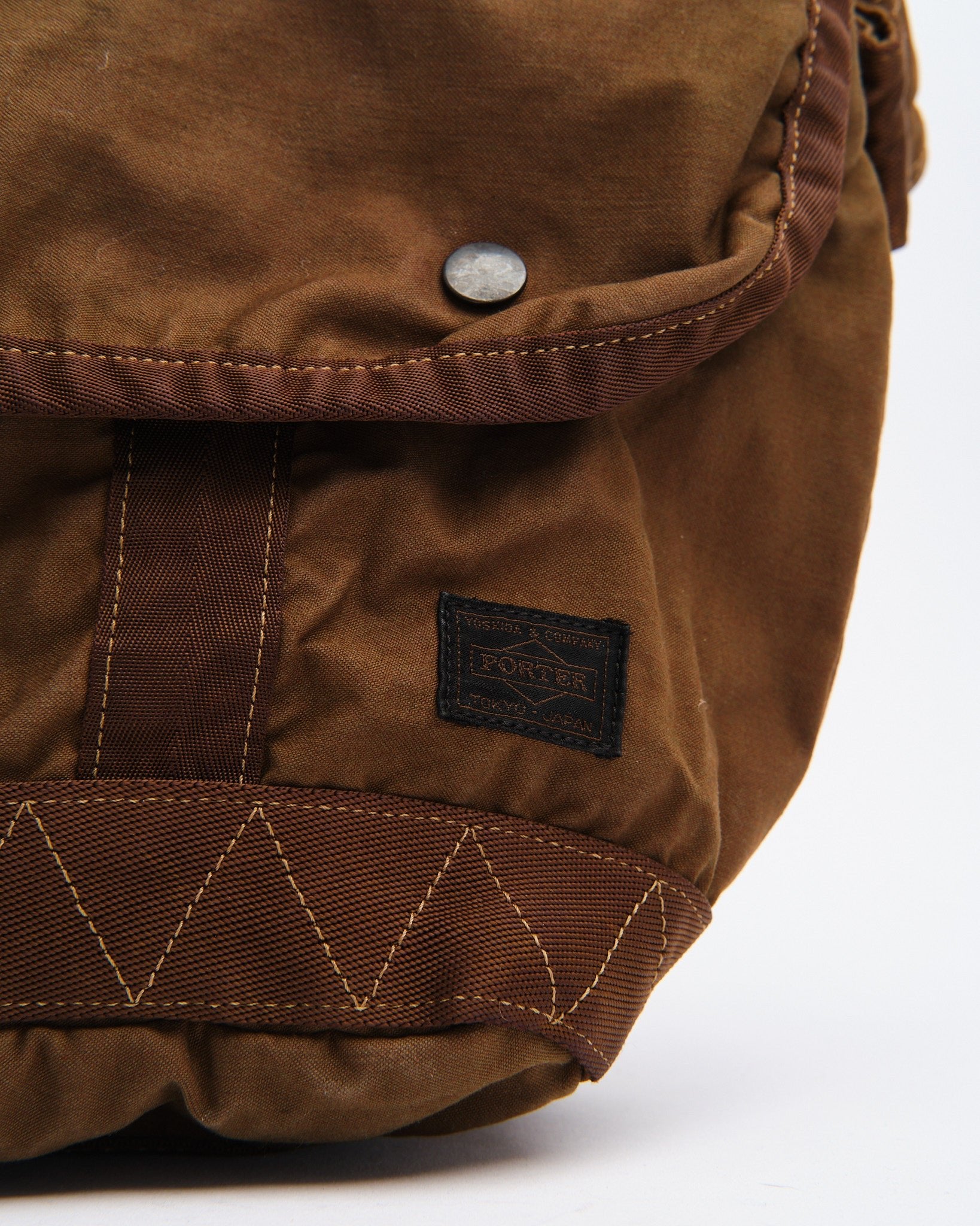 Crag Messenger Bag (M) Coyote by Porter by Yoshida - Meadow