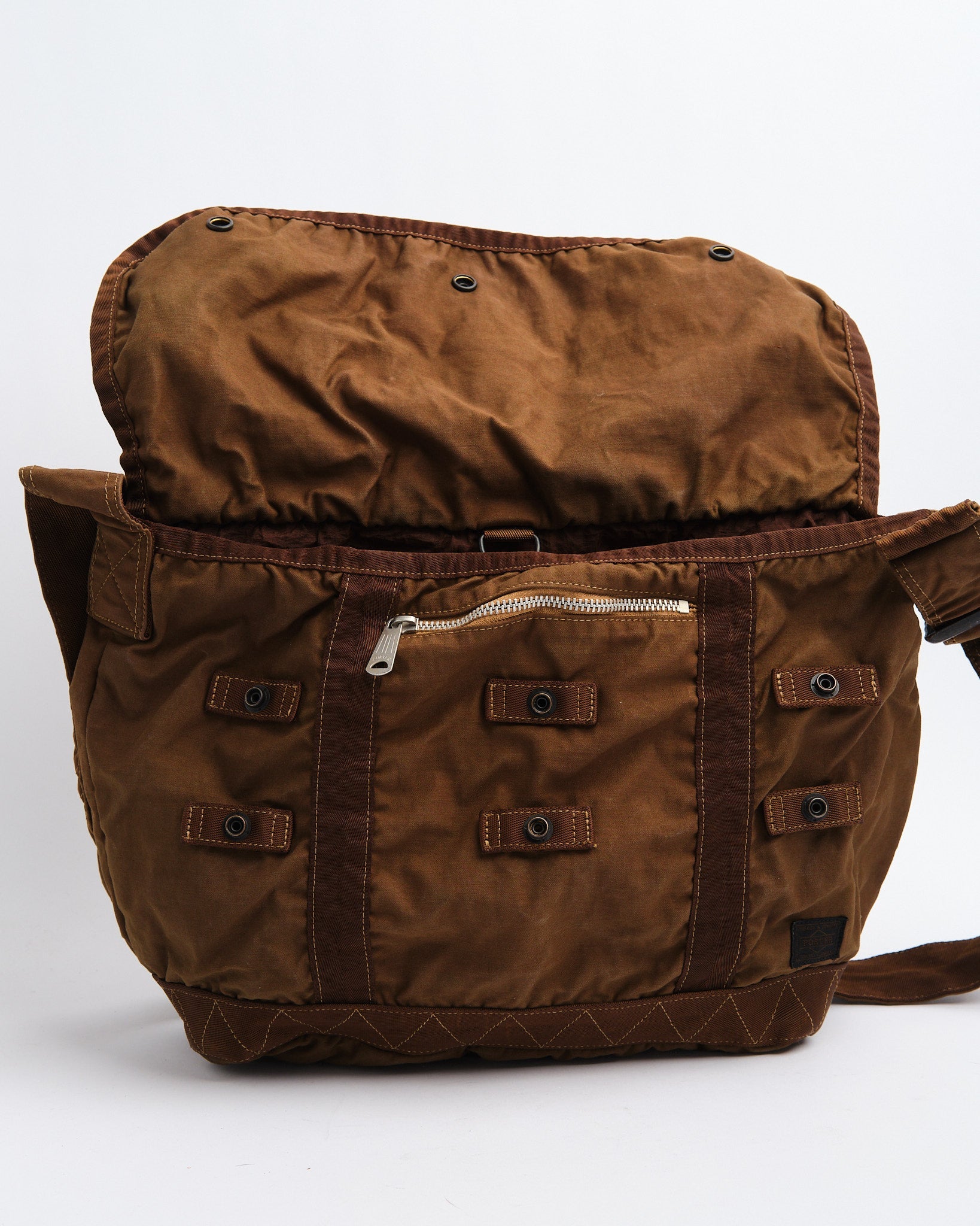 Crag Messenger Bag (M) Coyote by Porter by Yoshida - Meadow
