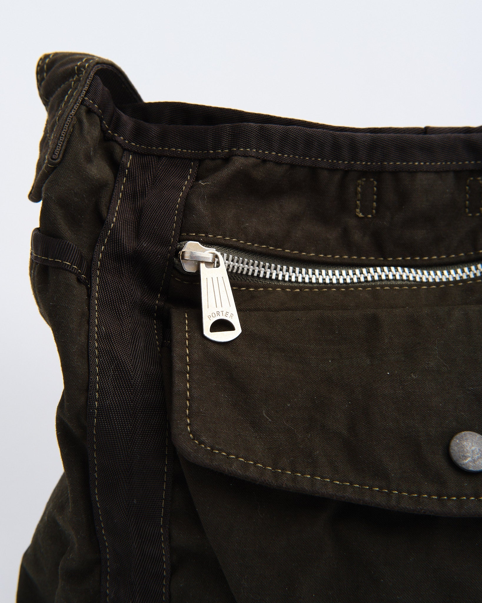 Crag Shoulder Bag (S) Khaki by Porter by Yoshida - Meadow