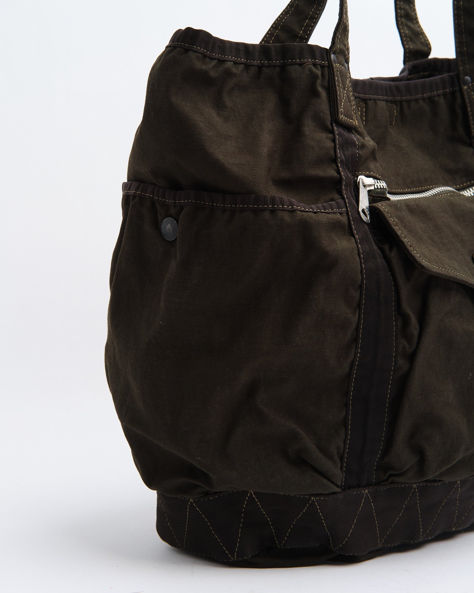 Crag Tote Bag Khaki by Porter by Yoshida - Meadow