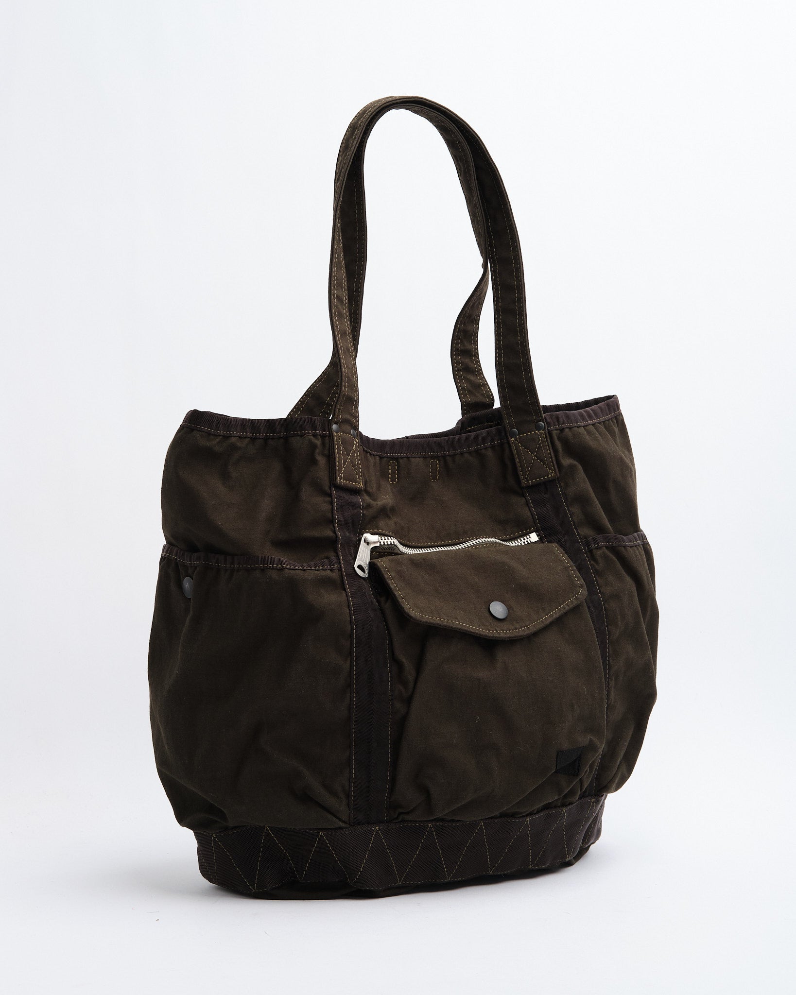 Crag Tote Bag Khaki by Porter by Yoshida - Meadow