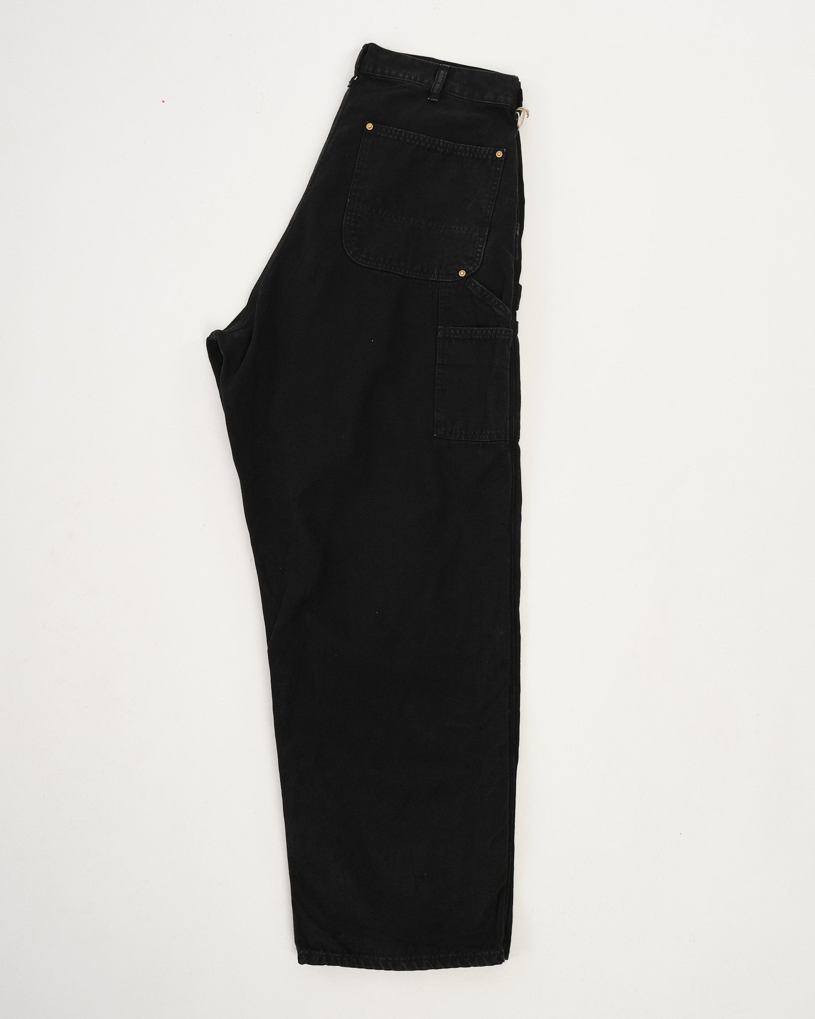 Dad's Fit Oxford Painter Pants Black