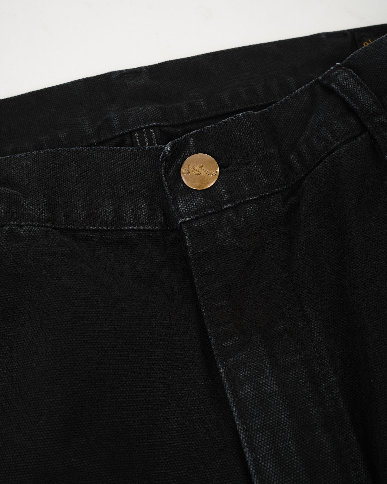 Dad's Fit Oxford Painter Pants Black by orSlow ▶️ Meadow Store