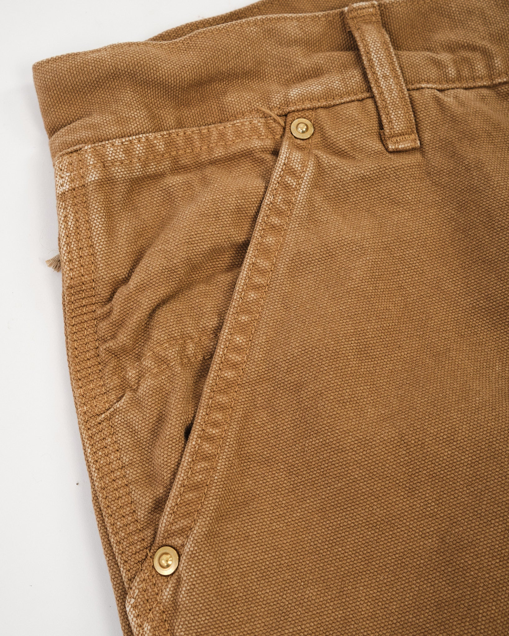 orSlow DAD’S FIT OXFORD PAINTER PANTS 2 OrSlow Dad's Fit Oxford Painter Pants | Brown | Canoe Club