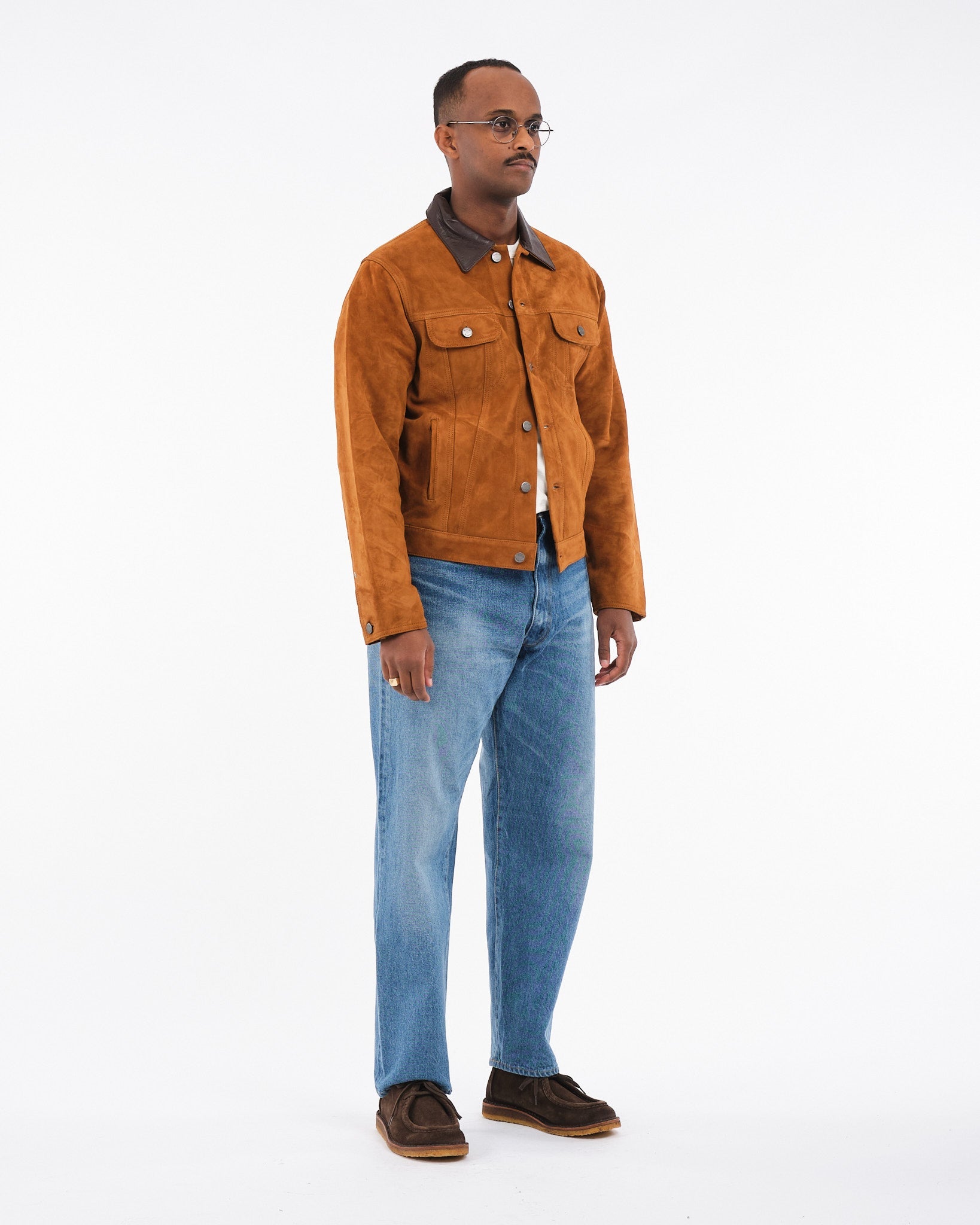 Danny Suede Jacket Tobacco by Nudie Jeans Co - Meadow