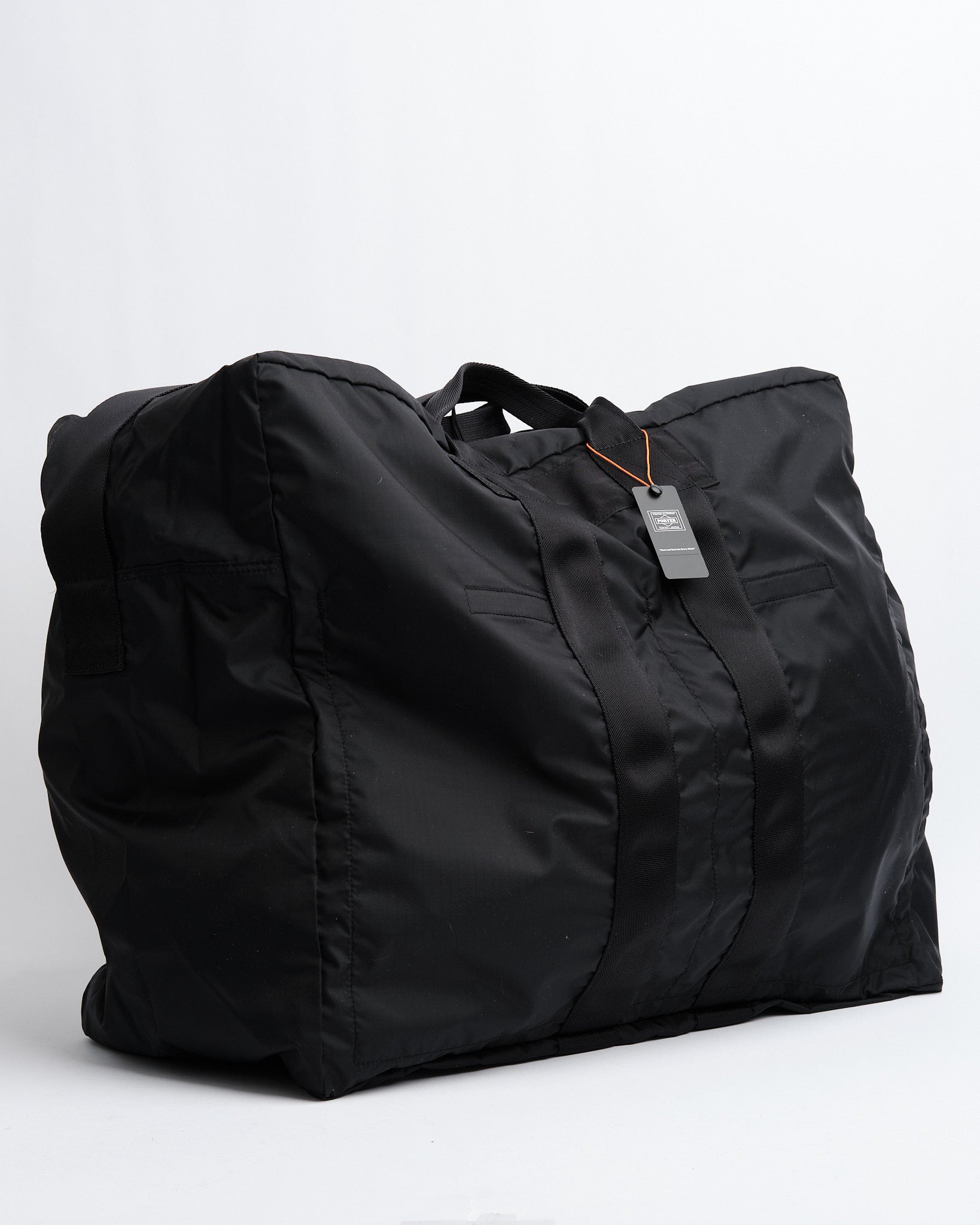 Flex 2 Way Duffle Bag Black by Porter by Yoshida - Meadow