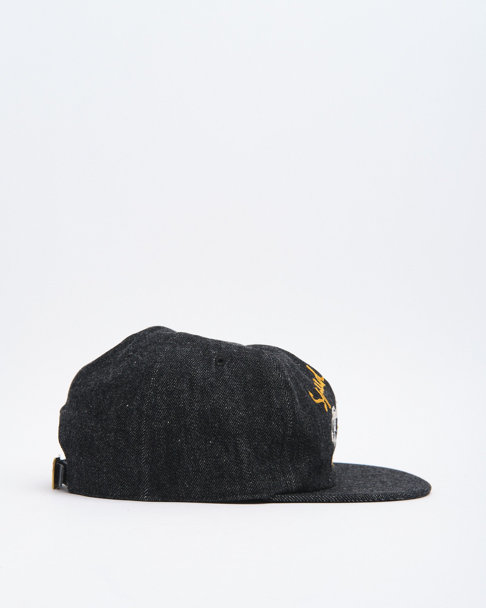FN-HC008 Denim Tracker Cap Black by Flat Head - Meadow