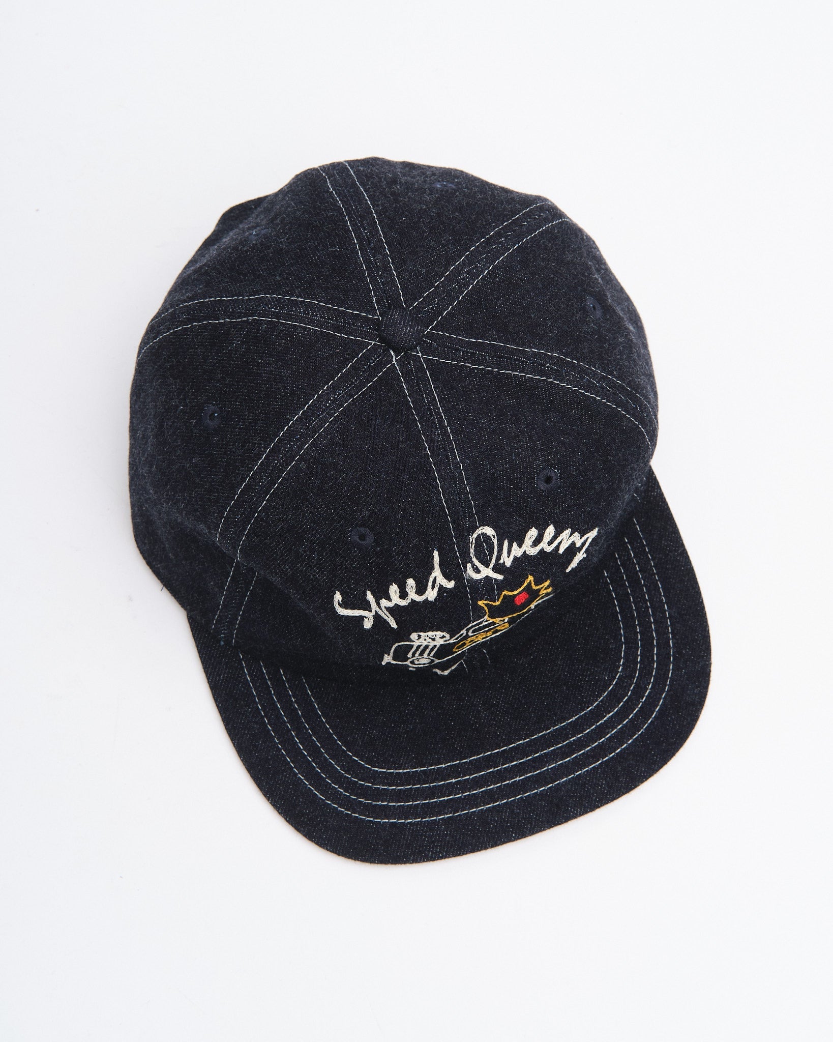Blue Blue デニム トラッカーキャップ FN-HC008 Denim Tracker Cap Blue by Flat Head - Meadow