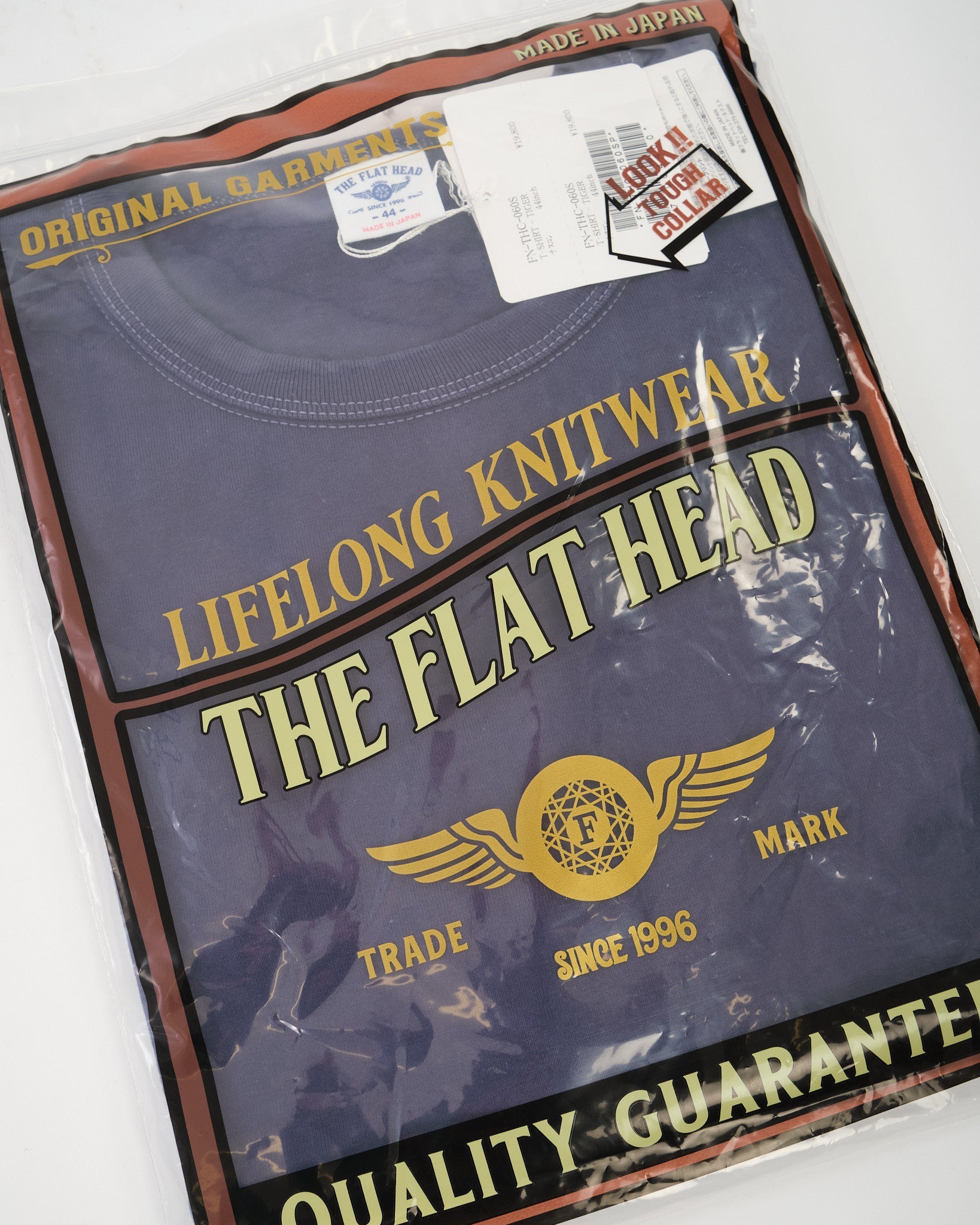 FN-THC-060SP Tiger SS T-shirt Navy by Flat Head - Meadow