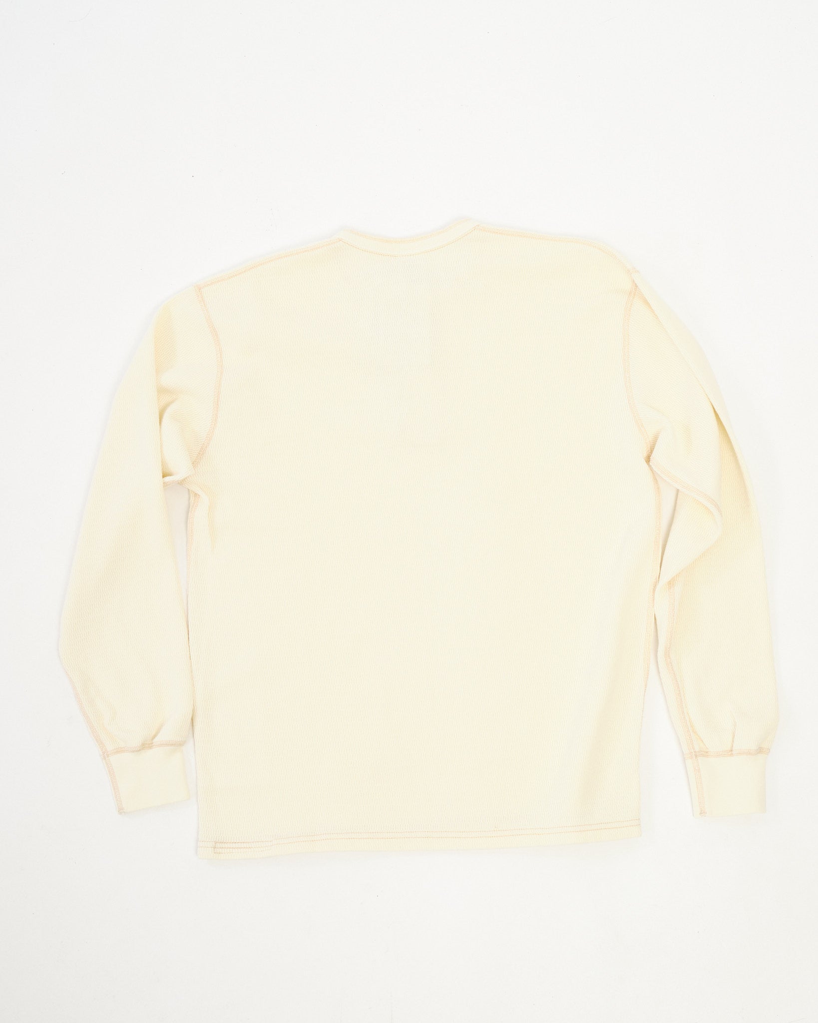 FN-THLH-004 Henley Neck Ivory by The Flat Head - Meadow