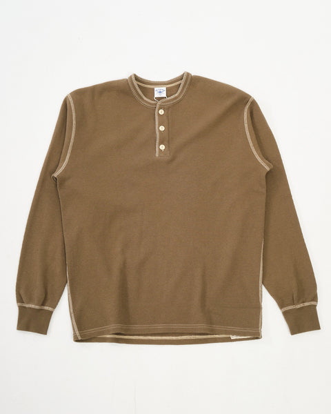 FN-THLH-004 Henley Neck Olive by The Flat Head - Meadow
