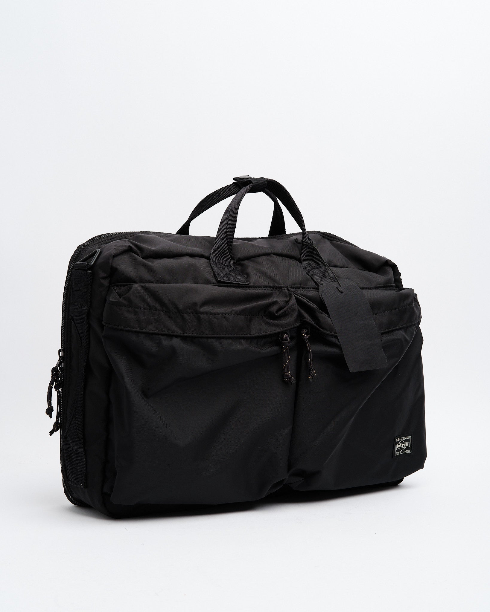 Force 3-Way Briefcase Black by Porter by Yoshida - Meadow