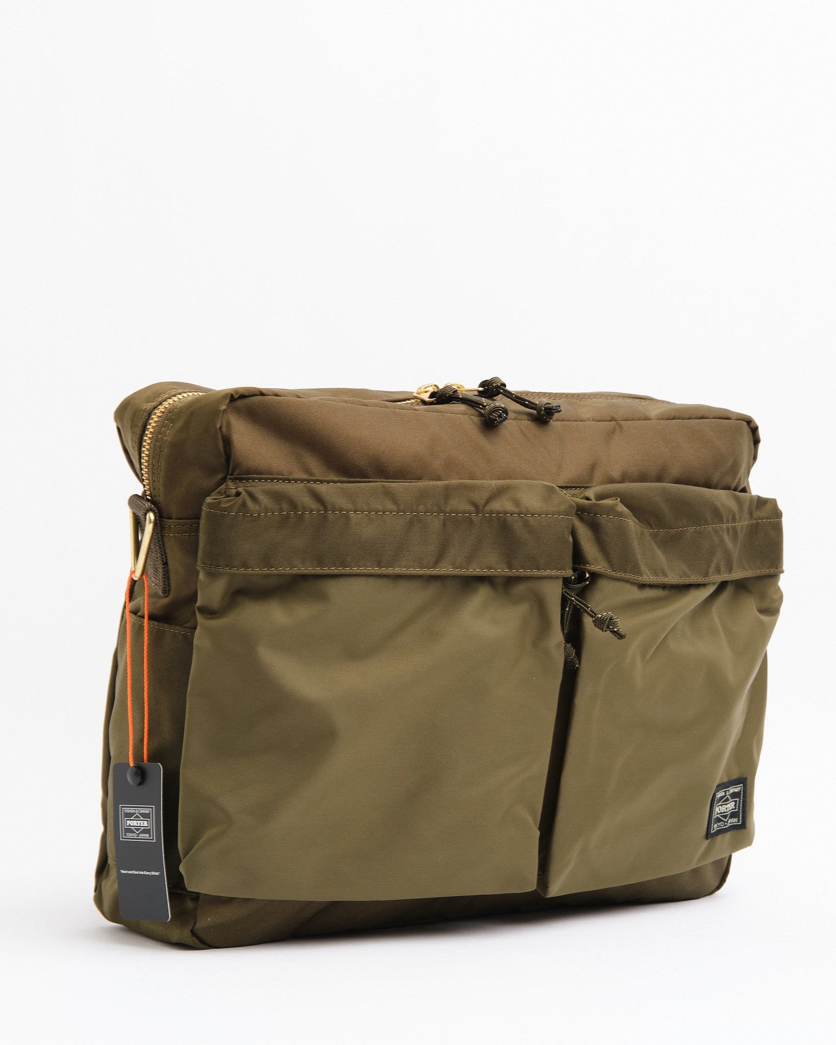 Force Shoulder Bag Olive Drab by Porter by Yoshida - Meadow
